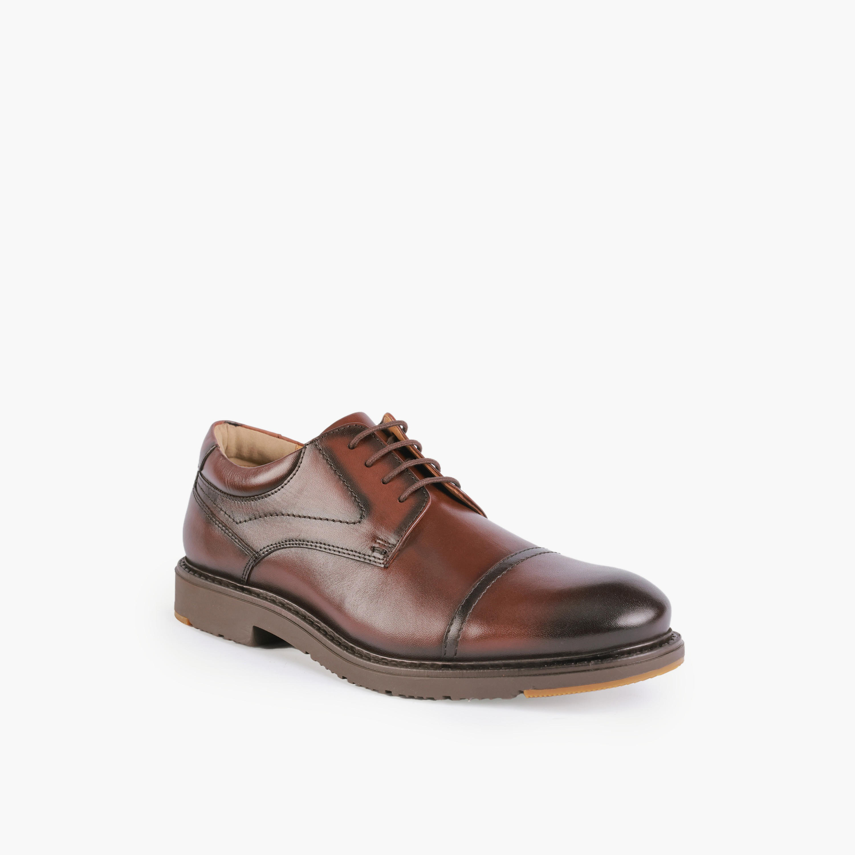 حذاء ديرقي رجالي بأربطة من الجلد الطبيعي-men-shoes-formalshoes-image-2