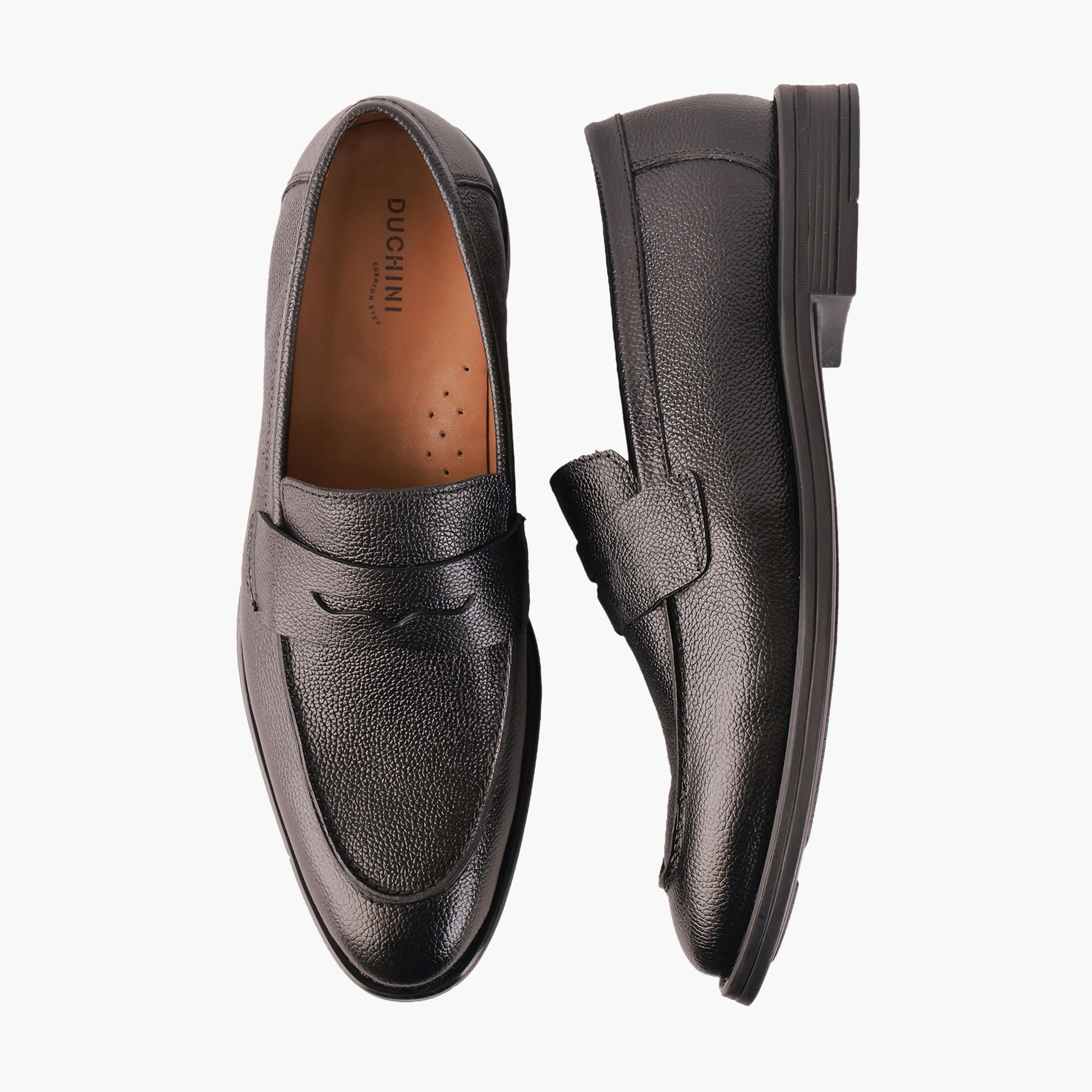 Duchini Men Genuine Leather Slip-On Loafers-men-shoes-loafersandmoccasins-image-1