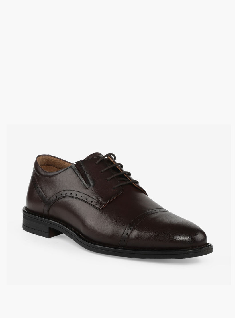 حذاء بروغ جلدي للرجال برباط إغلاق من دوتشيني-men-shoes-formalshoes-image-2