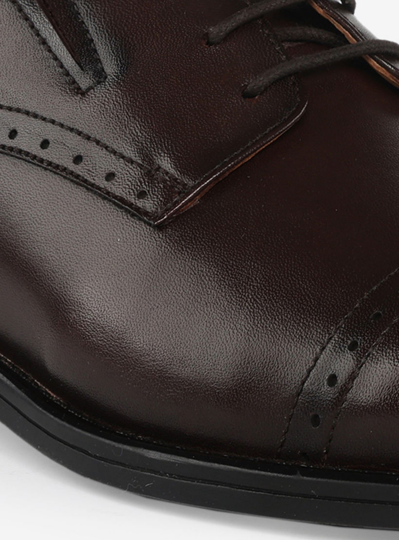 حذاء بروغ جلدي للرجال برباط إغلاق من دوتشيني-men-shoes-formalshoes-image-4