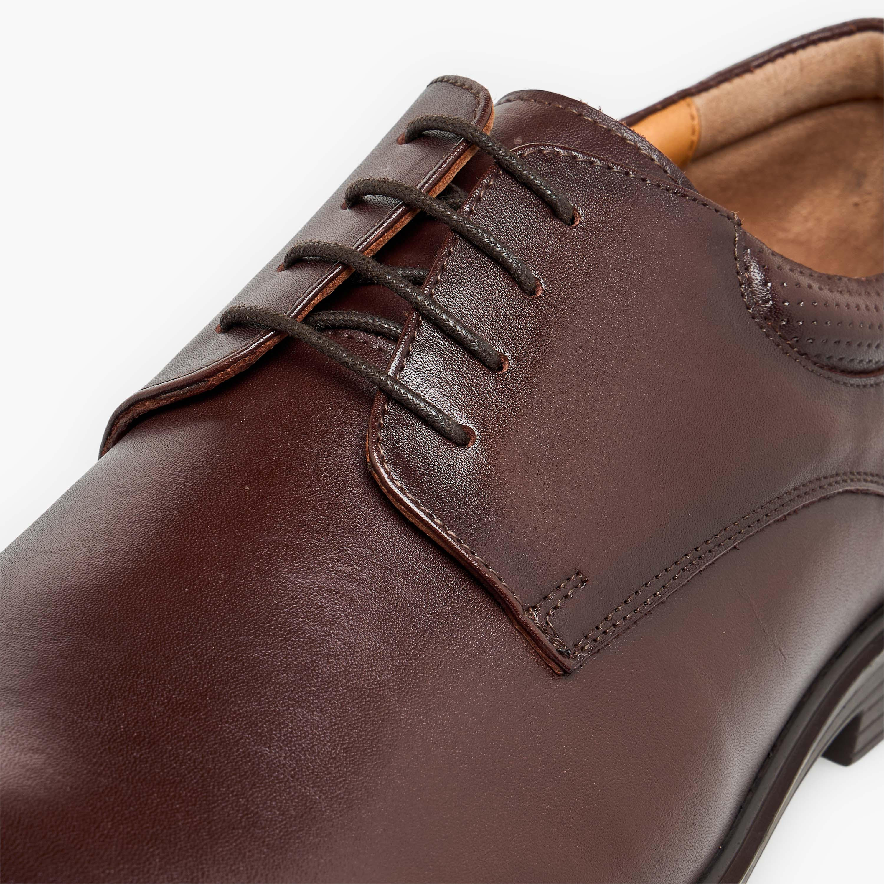 حذاء بروغ جلد للرجال برباط من دوشيني-men-shoes-formalshoes-image-4