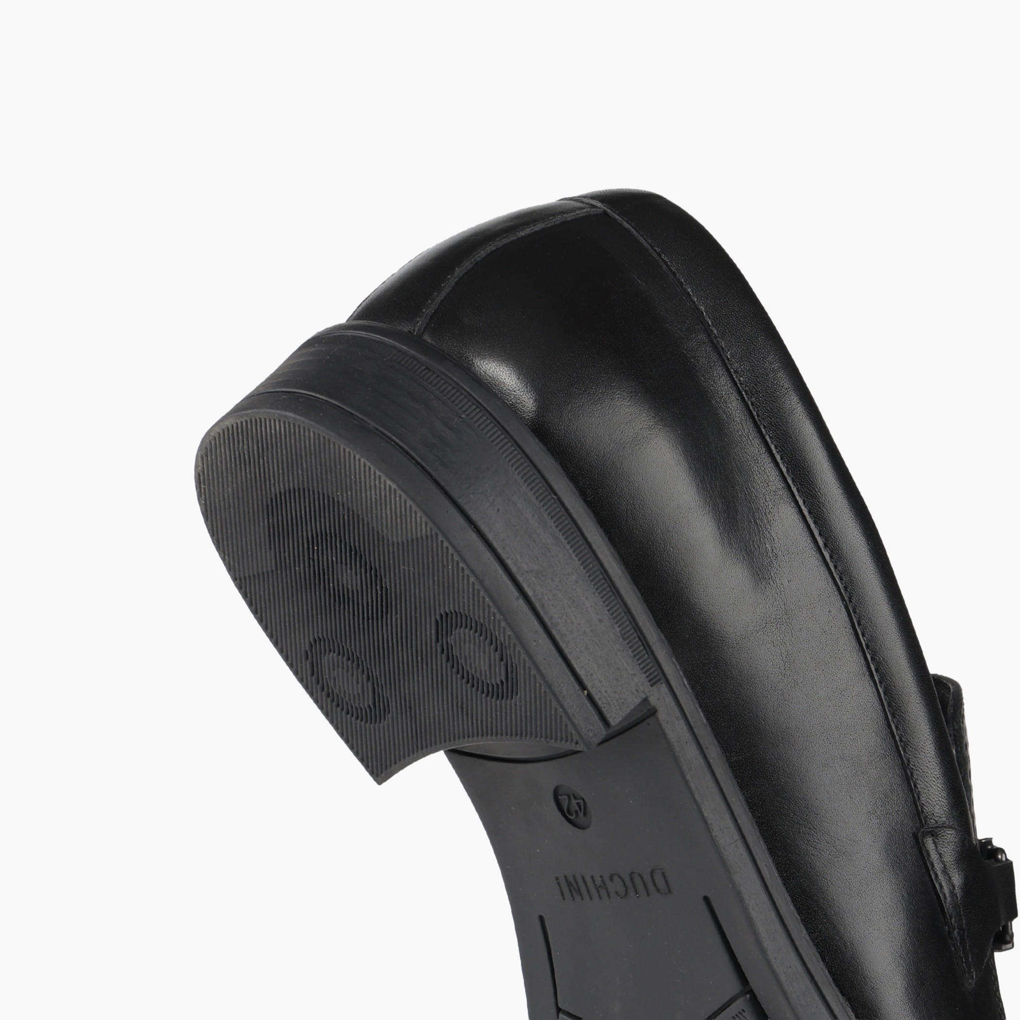 Duchini Men Horsebit Detail Leather Loafers-men-shoes-formalshoes-image-5