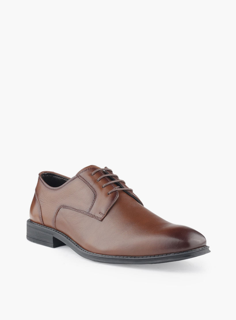 حذاء ديربي جلد برباط إغلاق للرجال من إل بي إل من شو إكسبريس-men-shoes-formalshoes-image-2