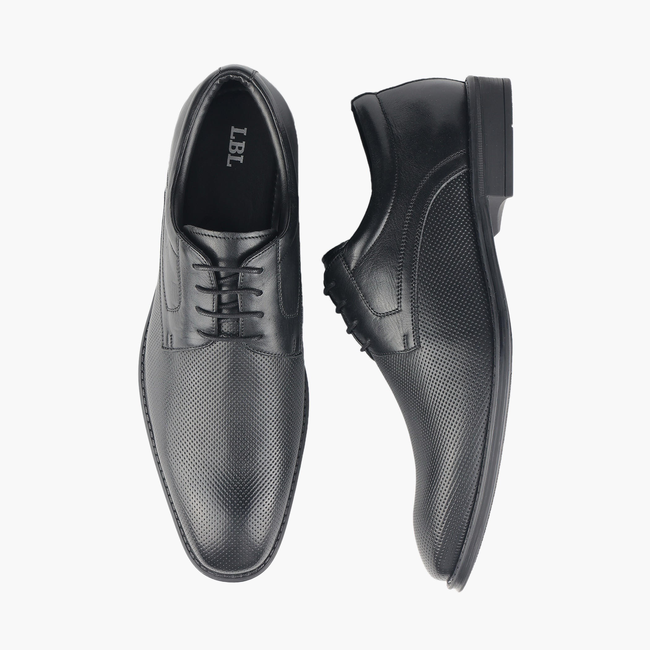 حذاء ديربي جلد برباط إغلاق للرجال من إل بي إل من شوإكسبريس-men-shoes-formalshoes-image-1