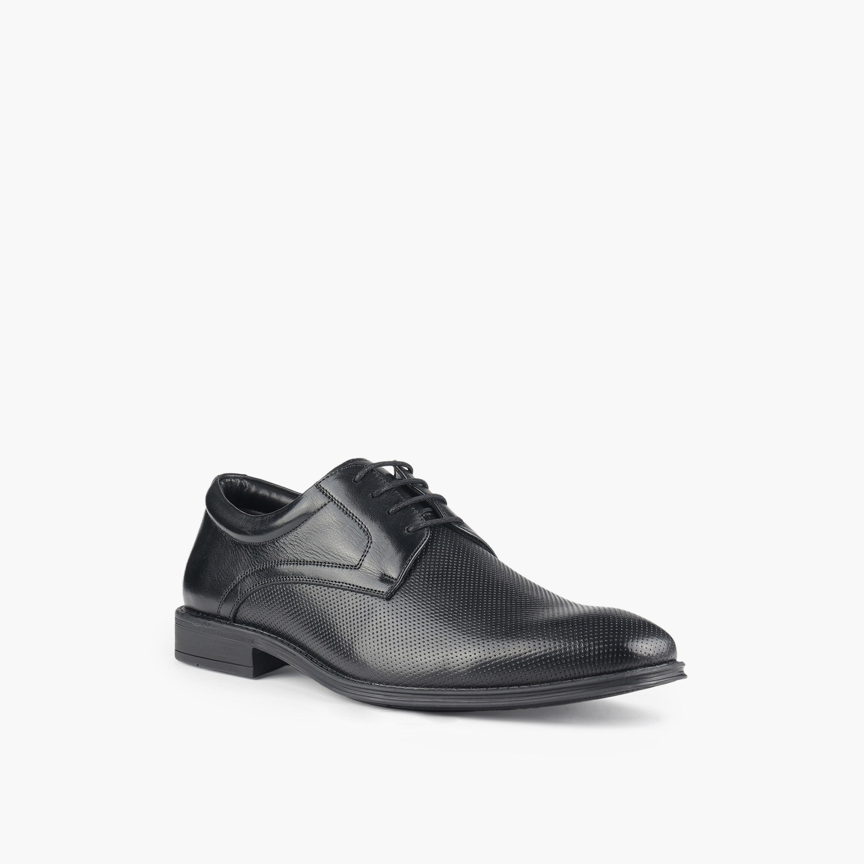 حذاء ديربي جلد برباط إغلاق للرجال من إل بي إل من شوإكسبريس-men-shoes-formalshoes-image-2