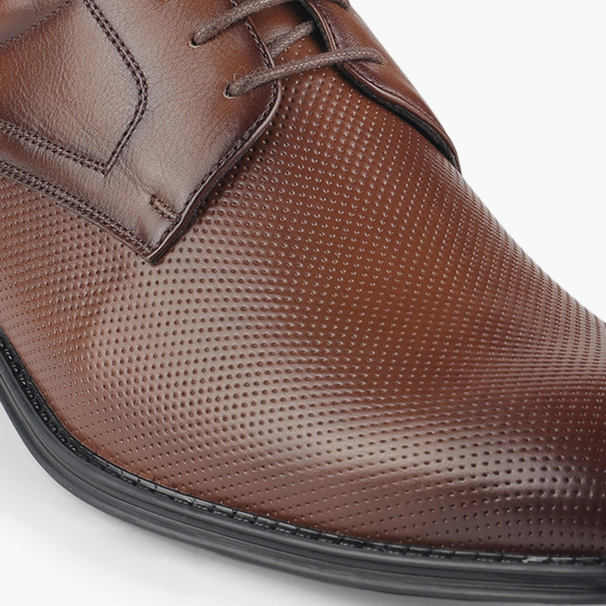 حذاء ديربي جلد برباط إغلاق للرجال من إل بي إل من شوإكسبريس-men-shoes-formalshoes-image-4