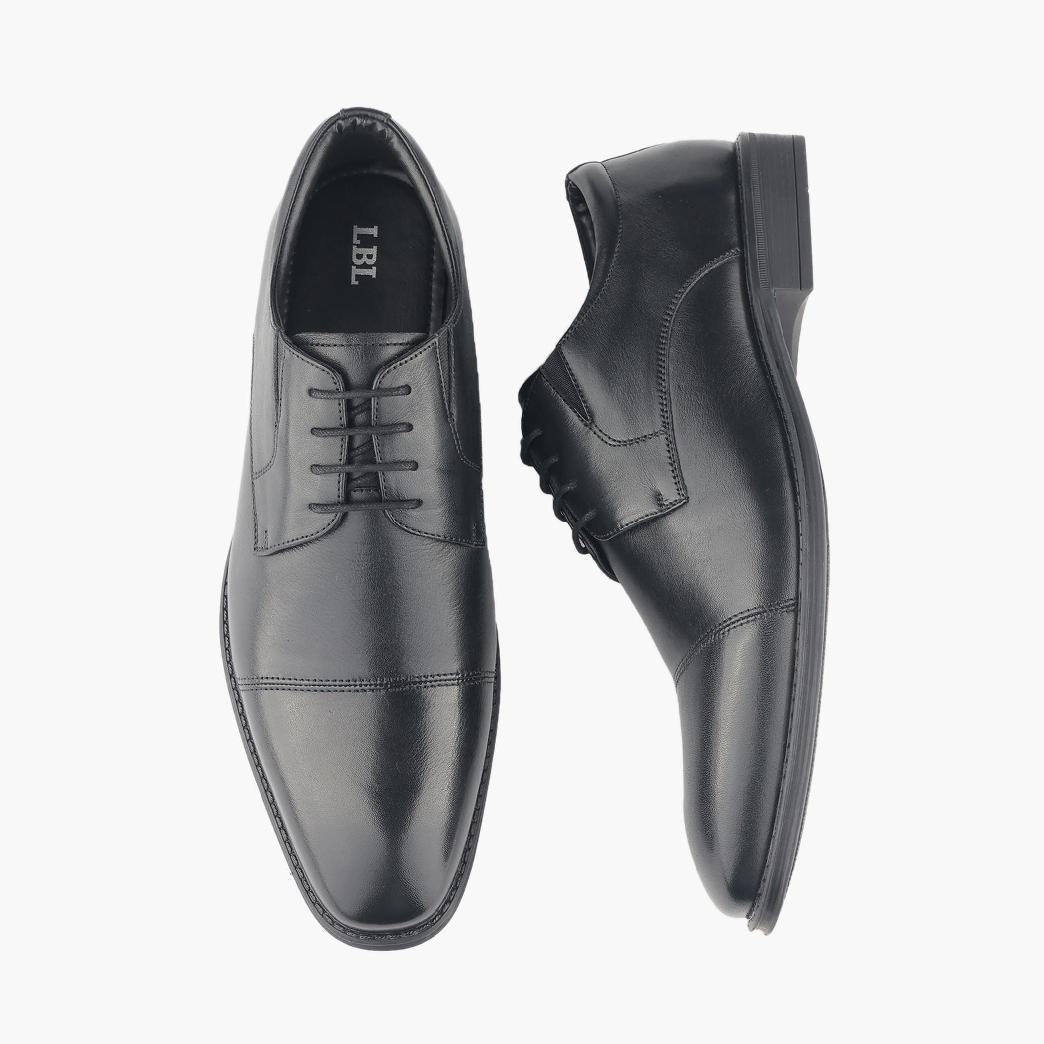 حذاء ديربي جلد برباط إغلاق للرجال من إل بي إل من شو إكسبريس-men-shoes-formalshoes-image-1