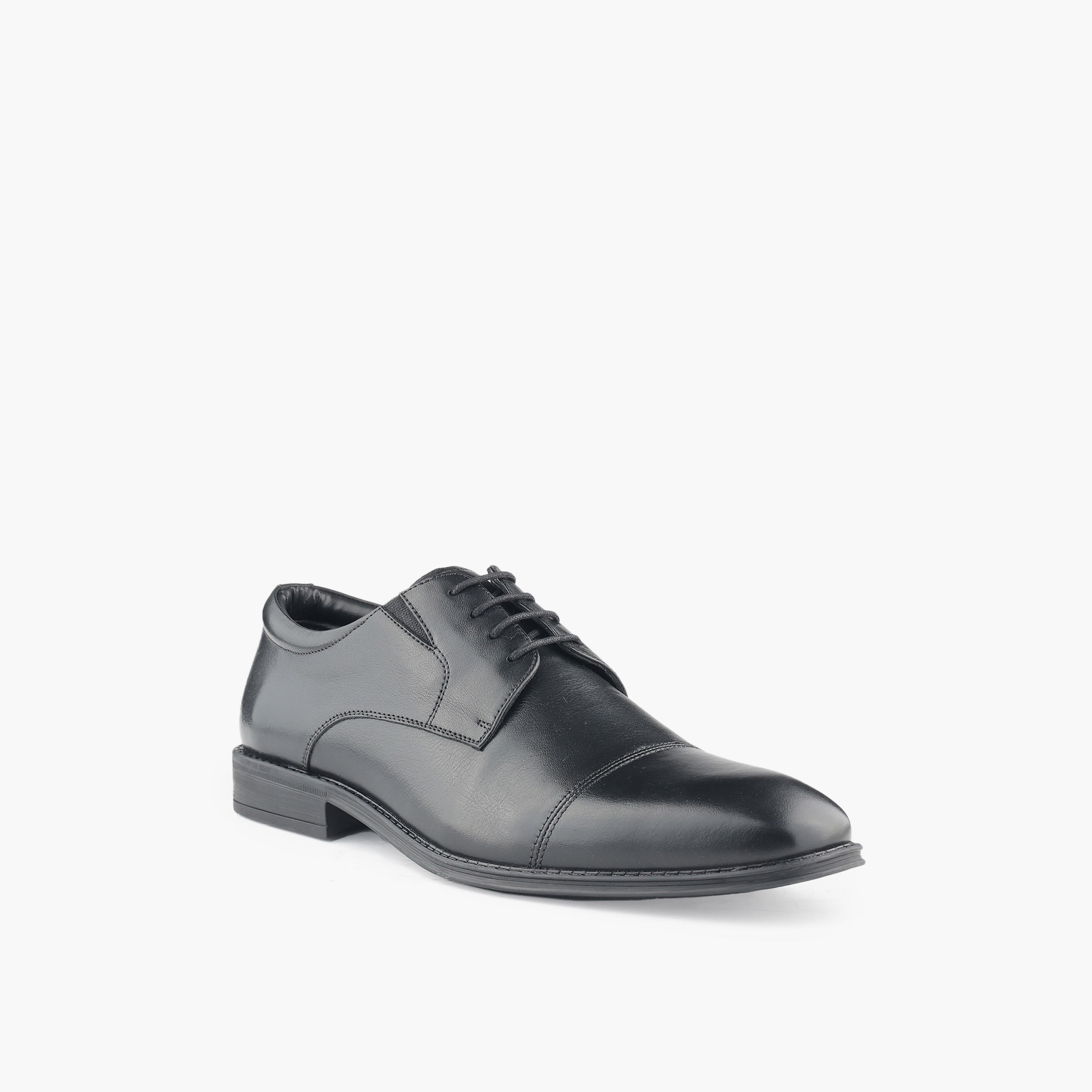 حذاء ديربي جلد برباط إغلاق للرجال من إل بي إل من شو إكسبريس-men-shoes-formalshoes-image-2