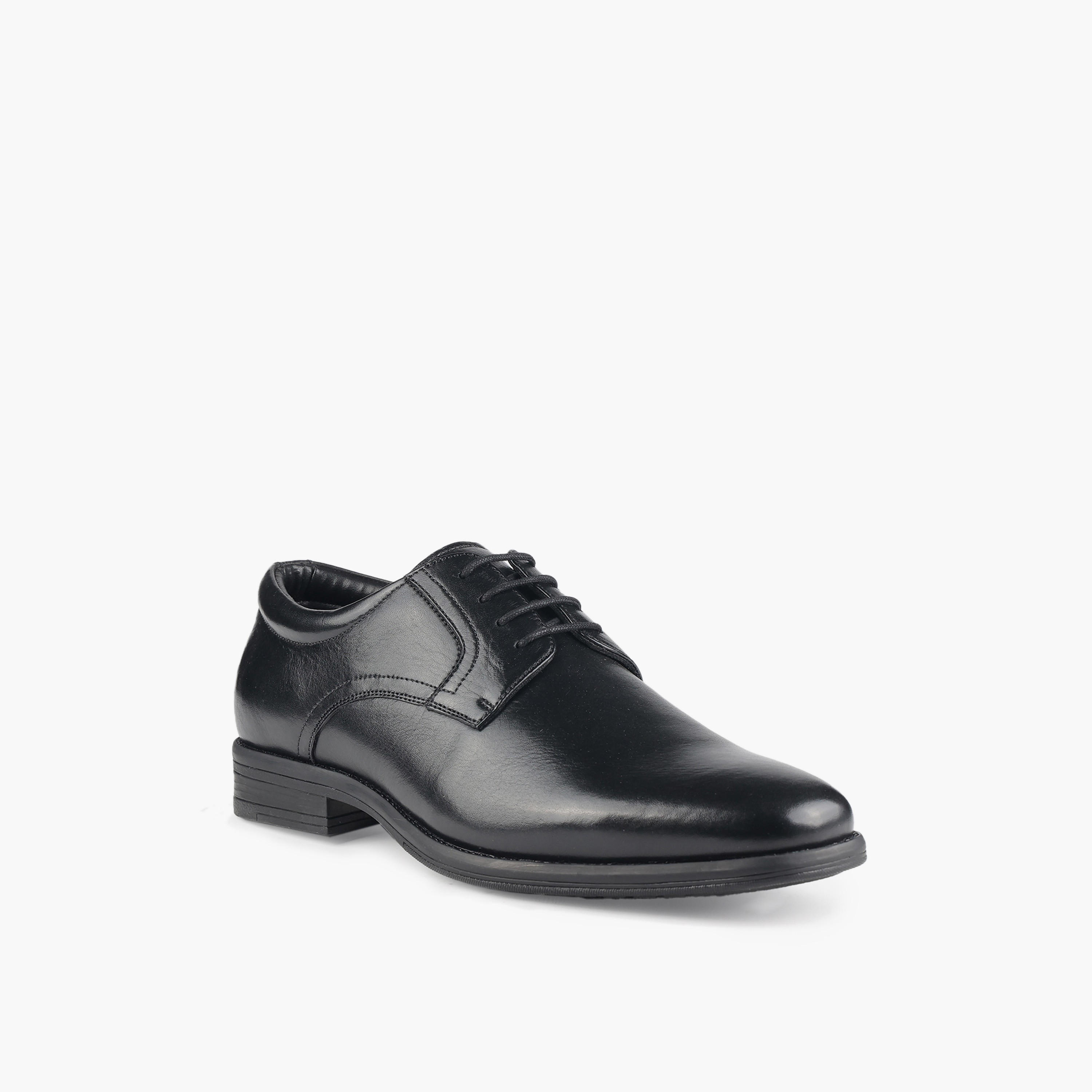 حذاء ديربي جلد برباط إغلاق للرجال من إل بي إل من شوإكسبريس-men-shoes-formalshoes-image-2