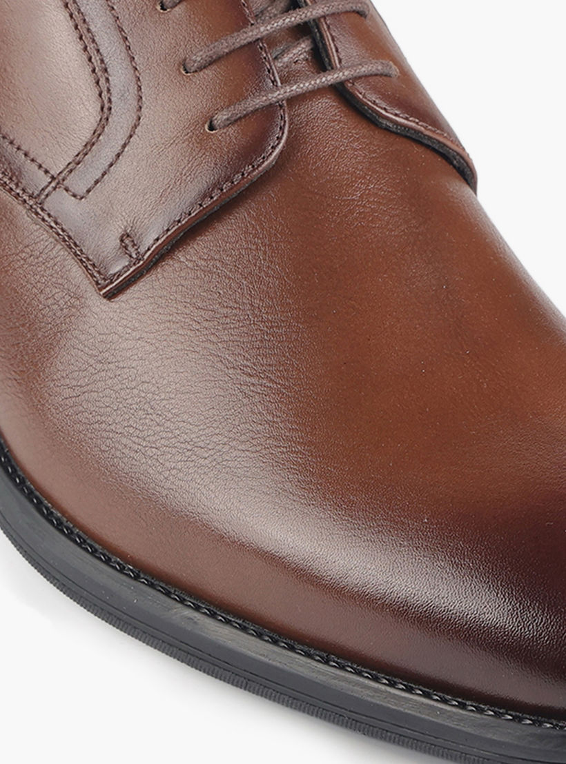 حذاء ديربي جلد برباط إغلاق للرجال من إل بي إل من شوإكسبريس-men-shoes-formalshoes-image-4