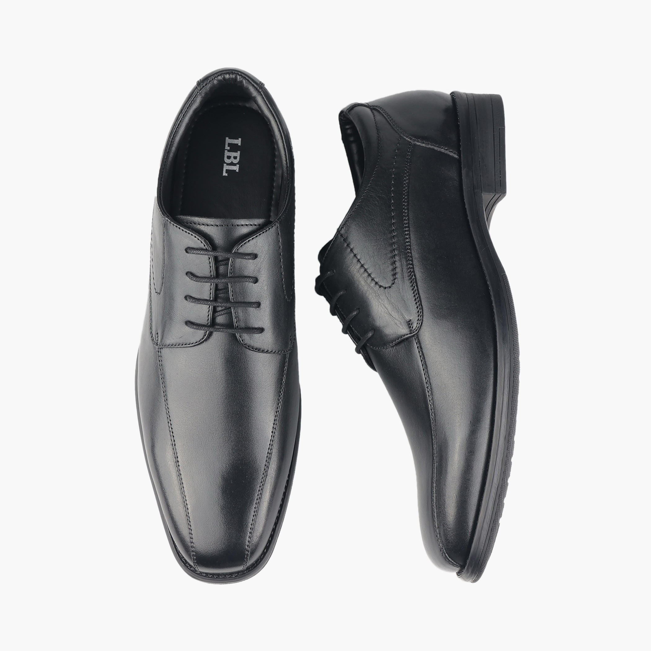 حذاء ديربي جلد برباط إغلاق للرجال من إل بي إل من شوإكسبريس-men-shoes-formalshoes-image-1