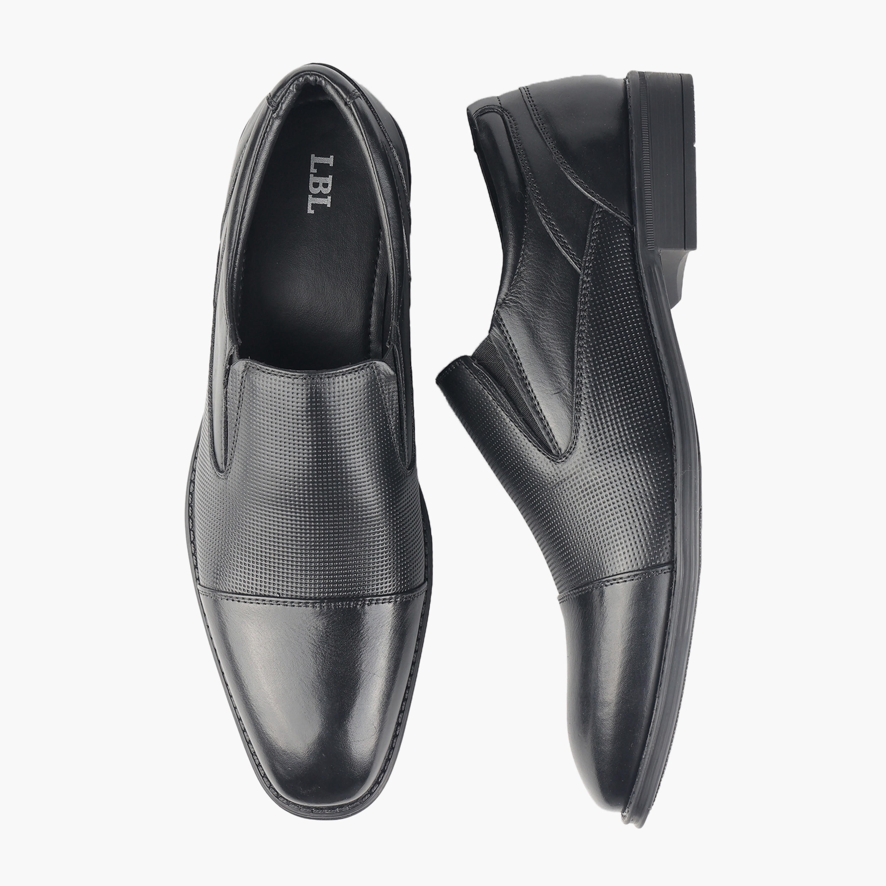 حذاء لوفر جلد سهل الارتداء للرجال إل بي إل من شو إكسبريس-men-shoes-loafersandmoccasins-image-1