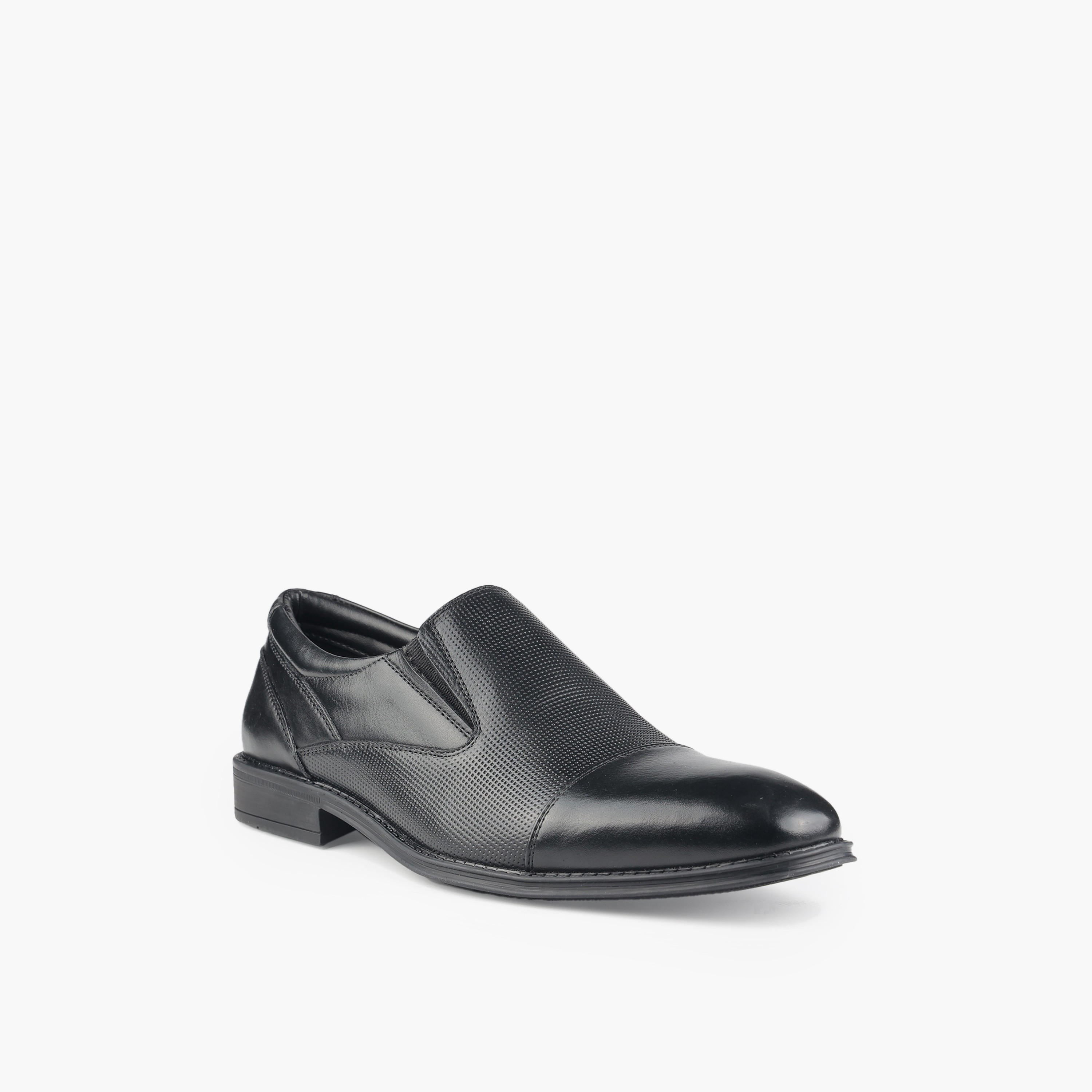 حذاء لوفر جلد سهل الارتداء للرجال إل بي إل من شو إكسبريس-men-shoes-loafersandmoccasins-image-2