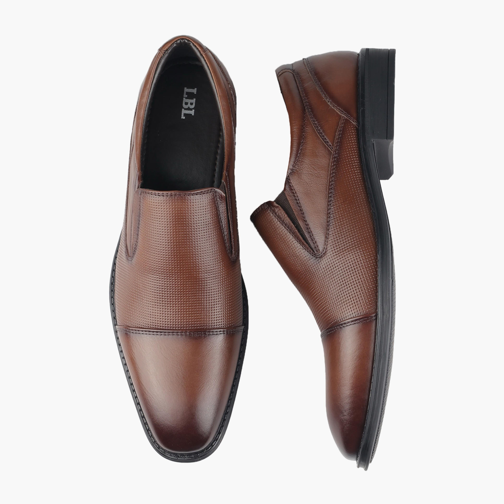 حذاء لوفر جلد سهل الارتداء للرجال إل بي إل من شو إكسبريس-men-shoes-loafersandmoccasins-image-1