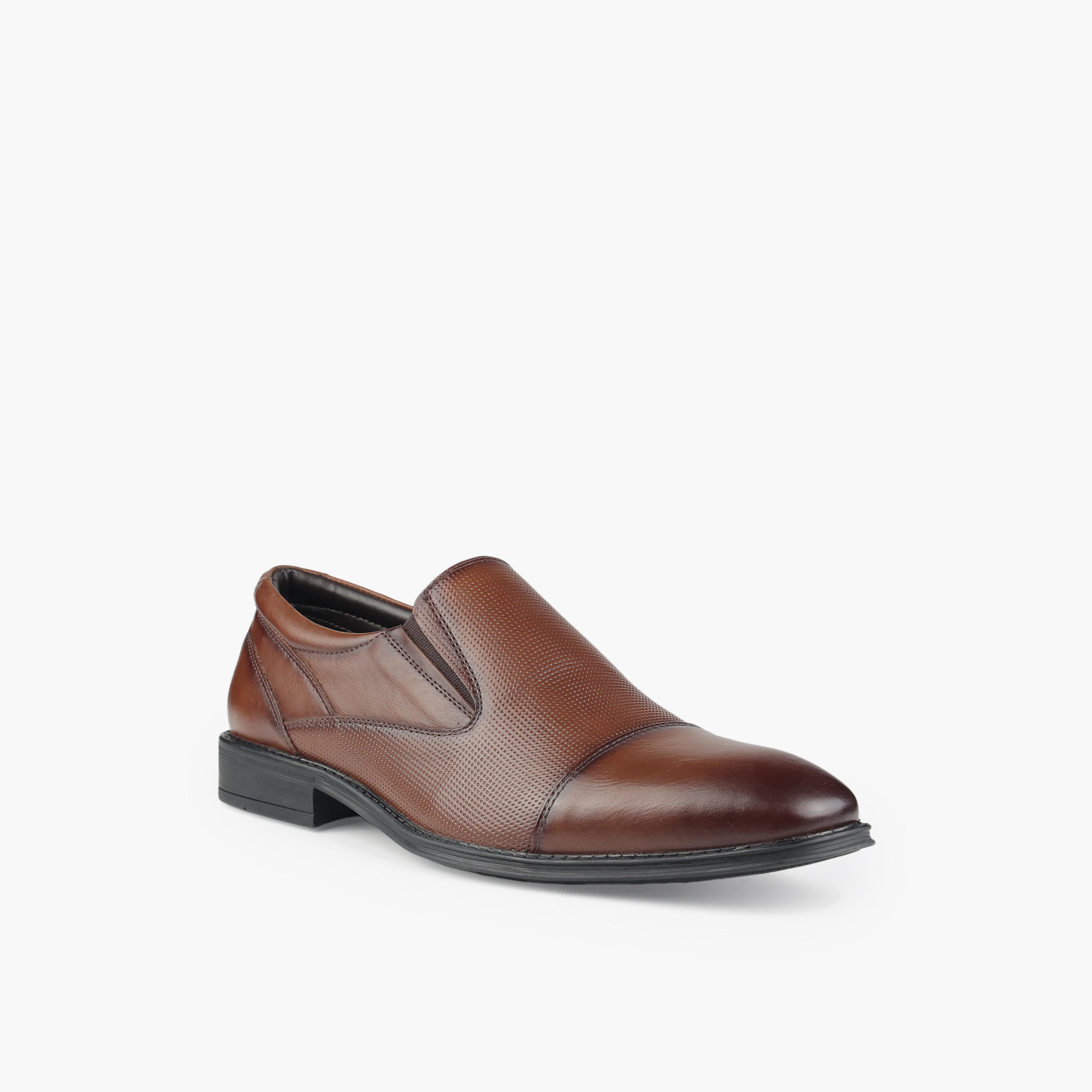 حذاء لوفر جلد سهل الارتداء للرجال إل بي إل من شو إكسبريس-men-shoes-loafersandmoccasins-image-2