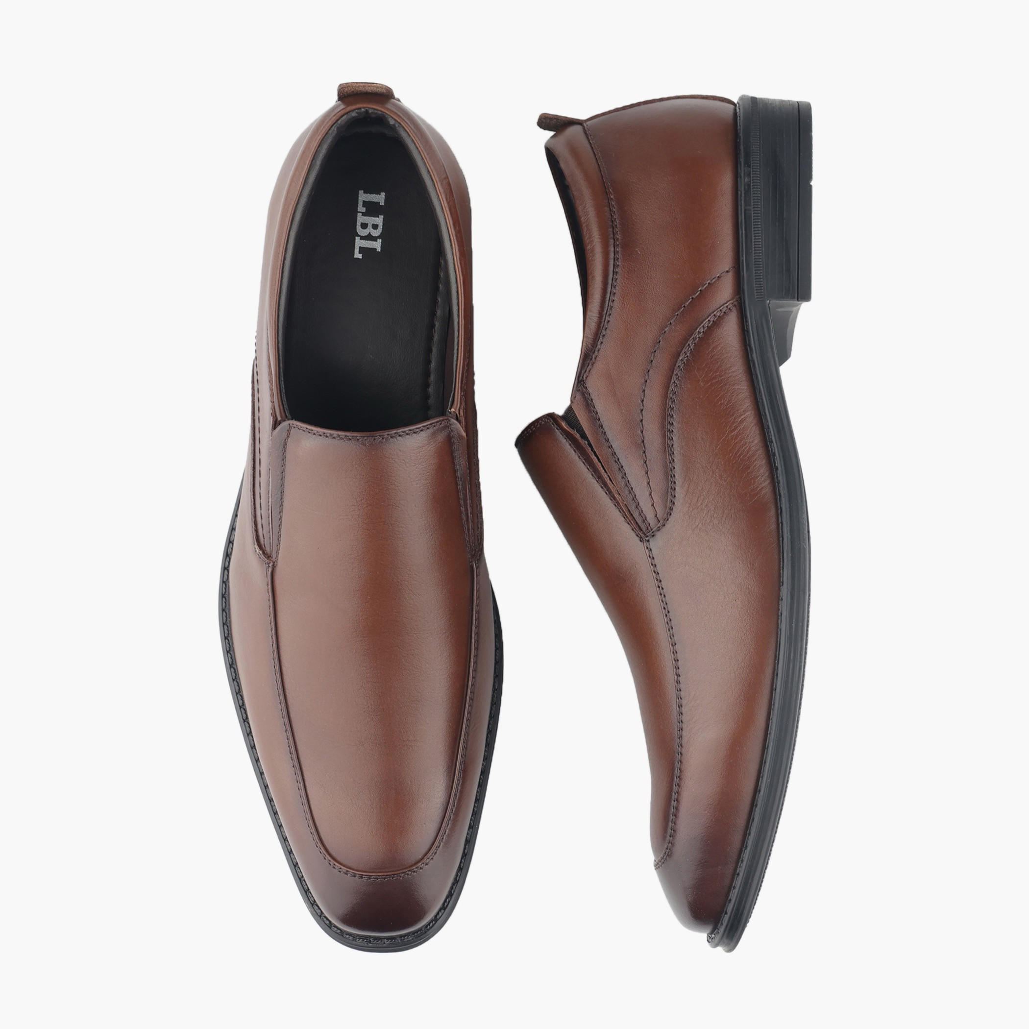 LBL by Shoexpress Men Slip-On Leather Loafers-men-shoes-loafersandmoccasins-image-1