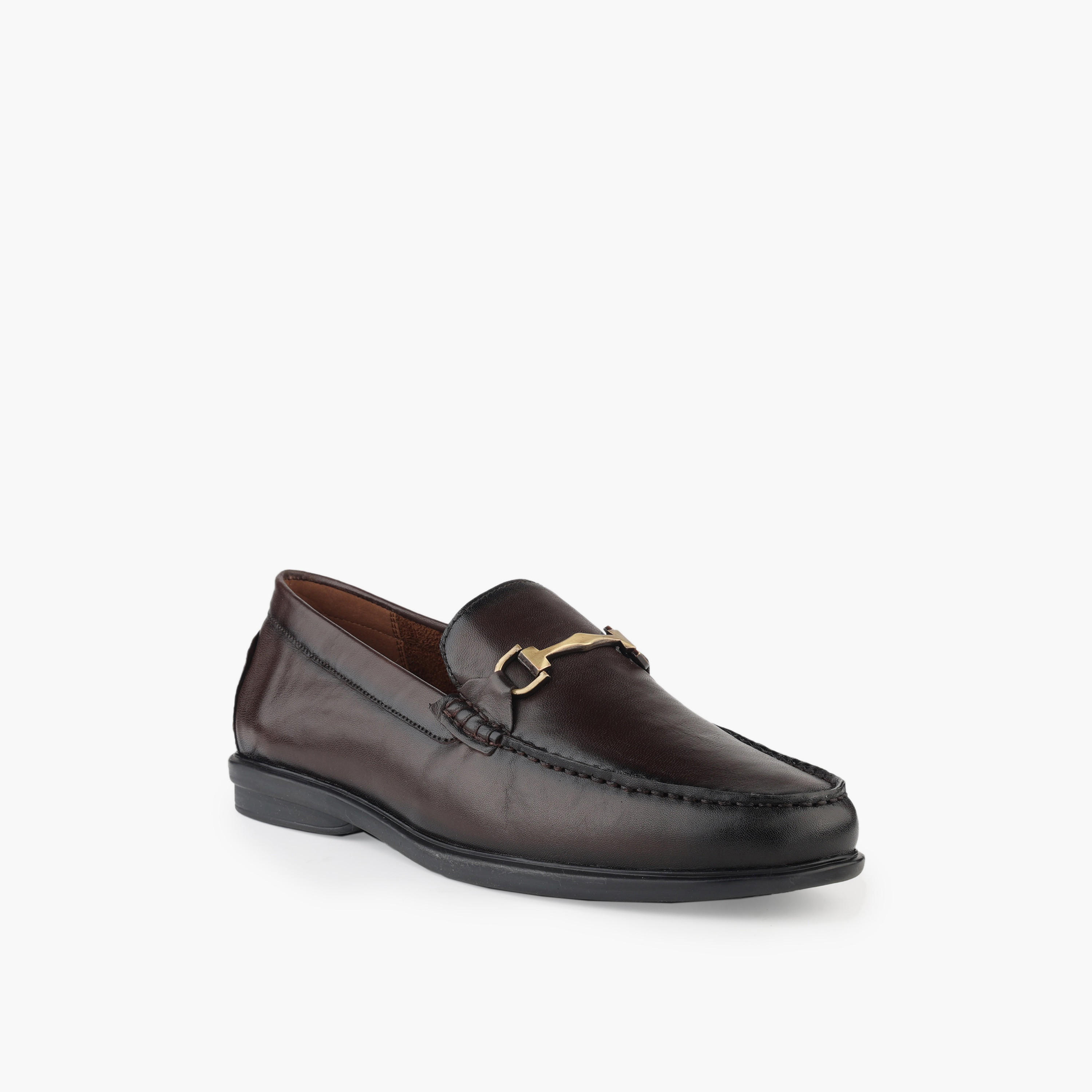 حذاء لوفر جلد سهل الارتداء للرجال إل بي إل من شو إكسبريس-men-shoes-loafersandmoccasins-image-2