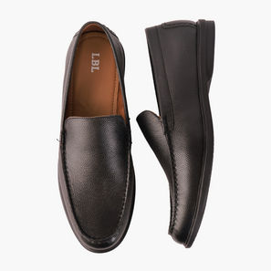 حذاء لوفر جلد سهل الارتداء للرجال إل بي إل من شو إكسبريس-men-shoes-image-1