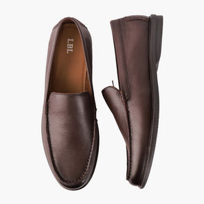 حذاء لوفر جلد سهل الارتداء للرجال إل بي إل من شو إكسبريس-men-shoes-image-1