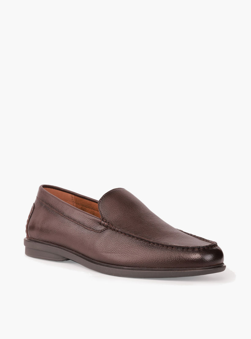 حذاء لوفر جلد سهل الارتداء للرجال إل بي إل من شو إكسبريس-men-shoes-formalshoes-image-2