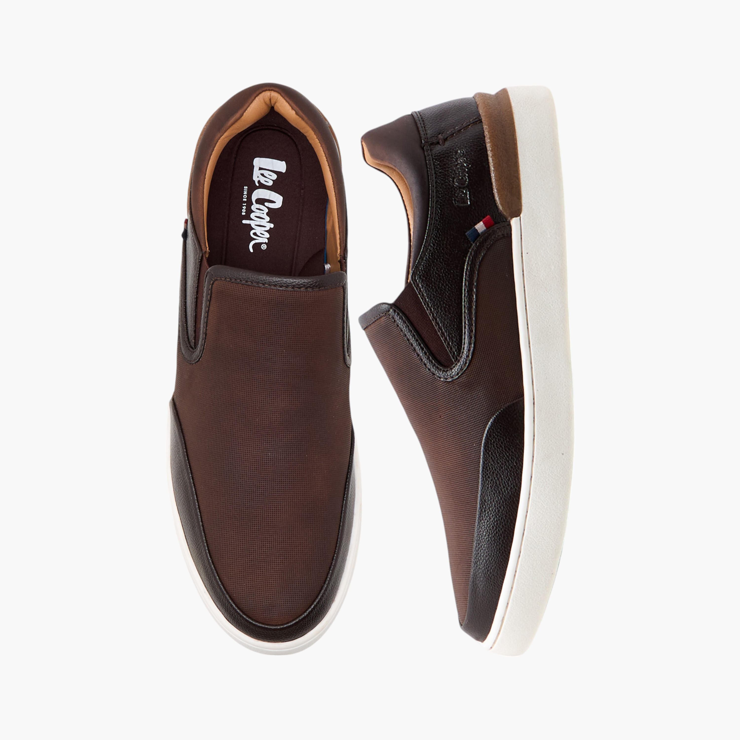 Lee Cooper Men's Logo Detail Slip-On Loafers-men-shoes-loafersandmoccasins-image-1