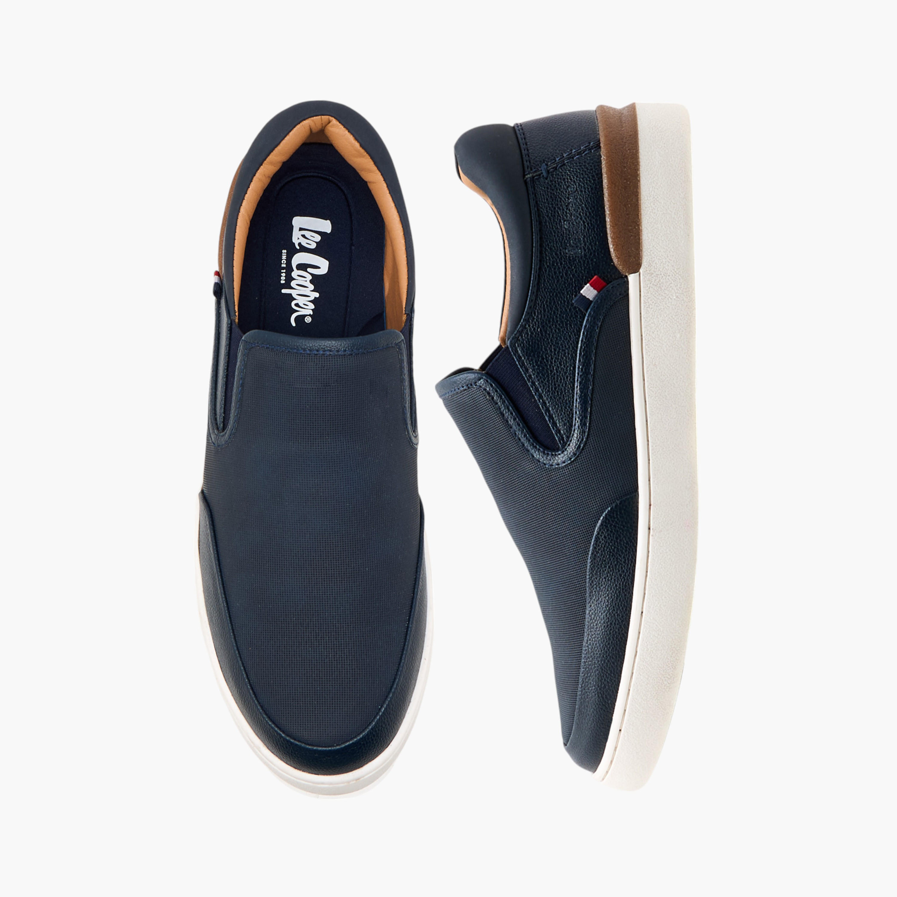 Lee Cooper Men's Logo Detail Slip-On Loafers-men-shoes-loafersandmoccasins-image-1