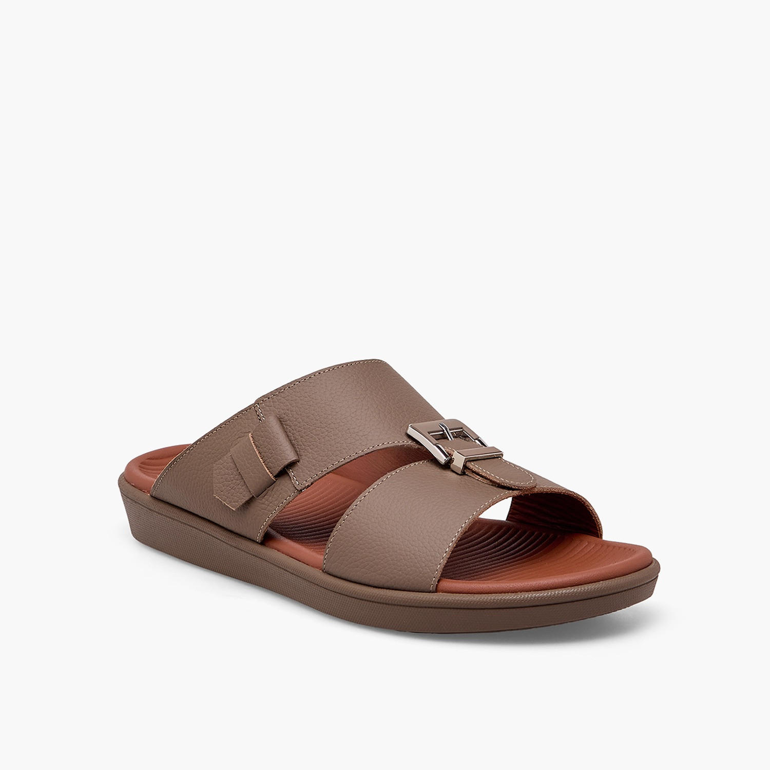 صندل عربي جلد بارز الملمس للرجال من لي كونفورت-men-shoes-sandals-image-2