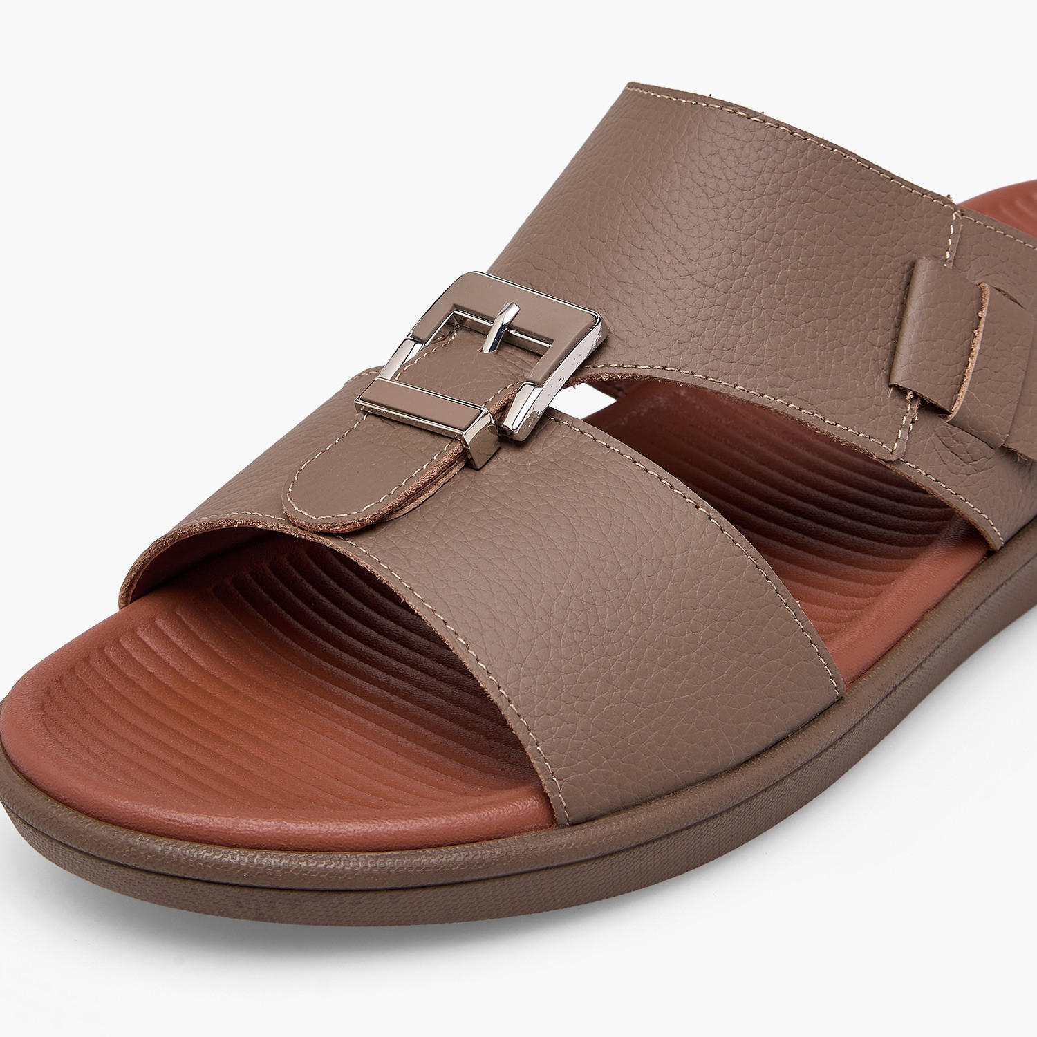 صندل عربي جلد بارز الملمس للرجال من لي كونفورت-men-shoes-sandals-image-4
