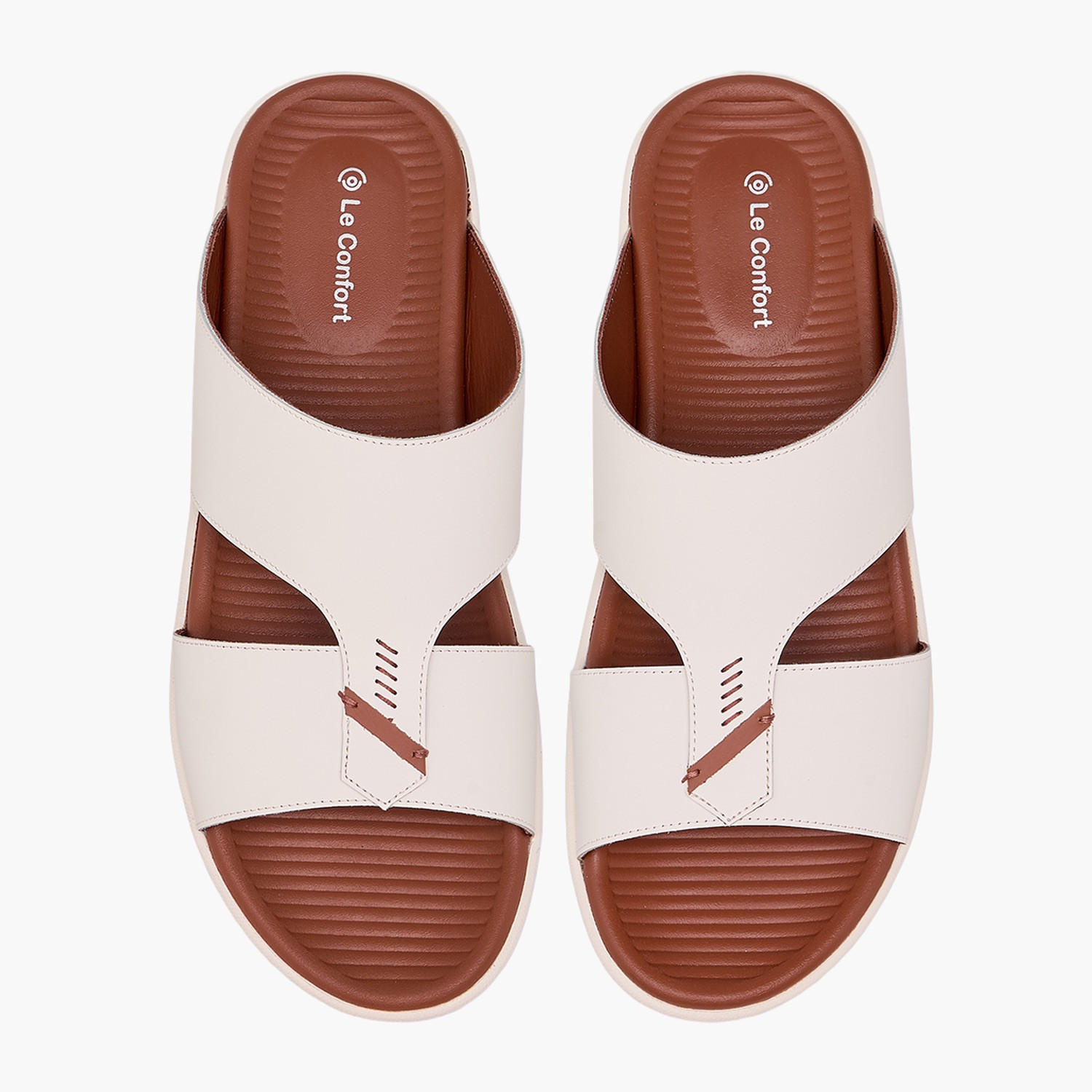 Le Confort Men Solid Leather Arabic Sandals-men-shoes-sandals-image-1