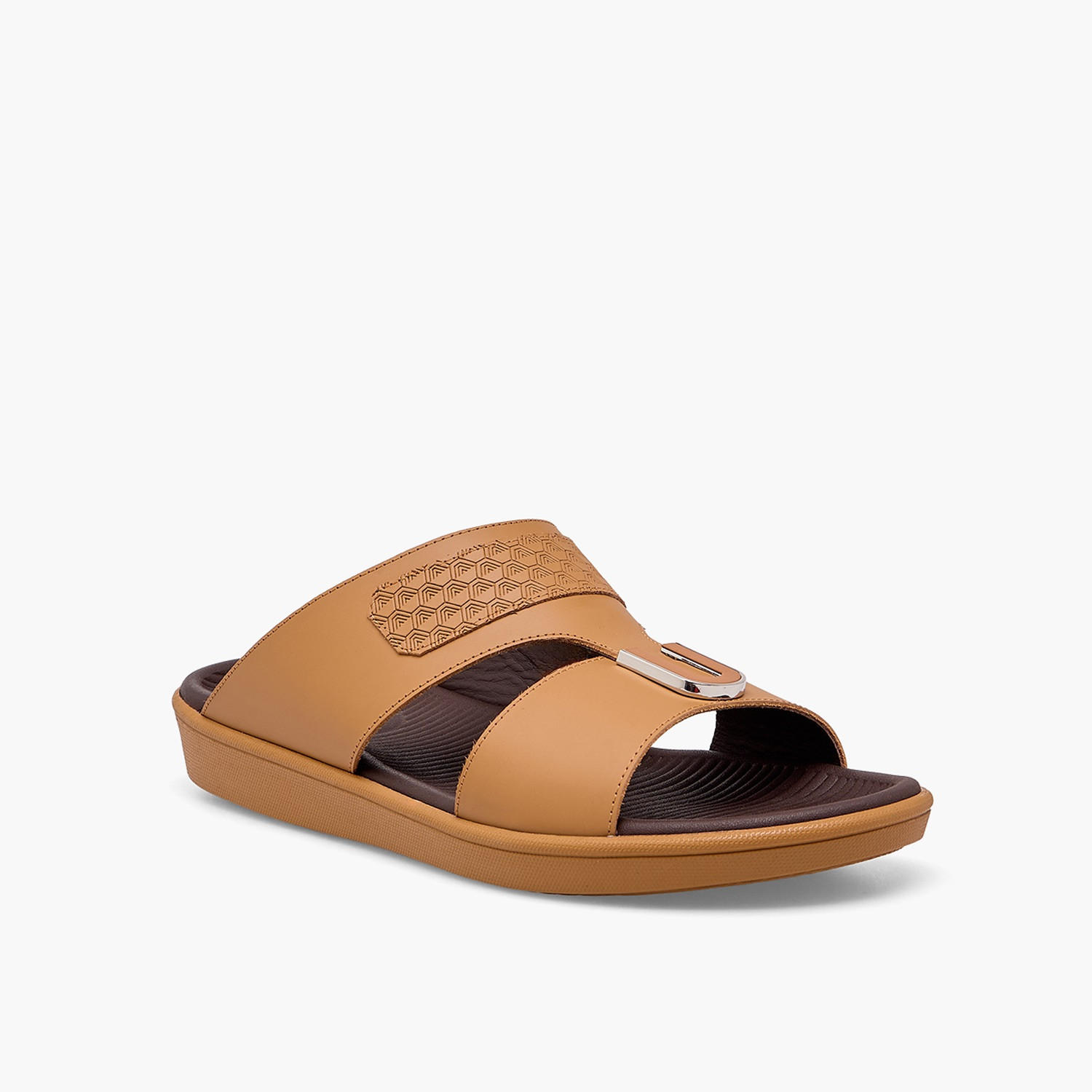 صندل عربي جلد بارز الملمس للرجال من لي كونفورت-men-shoes-sandals-image-2