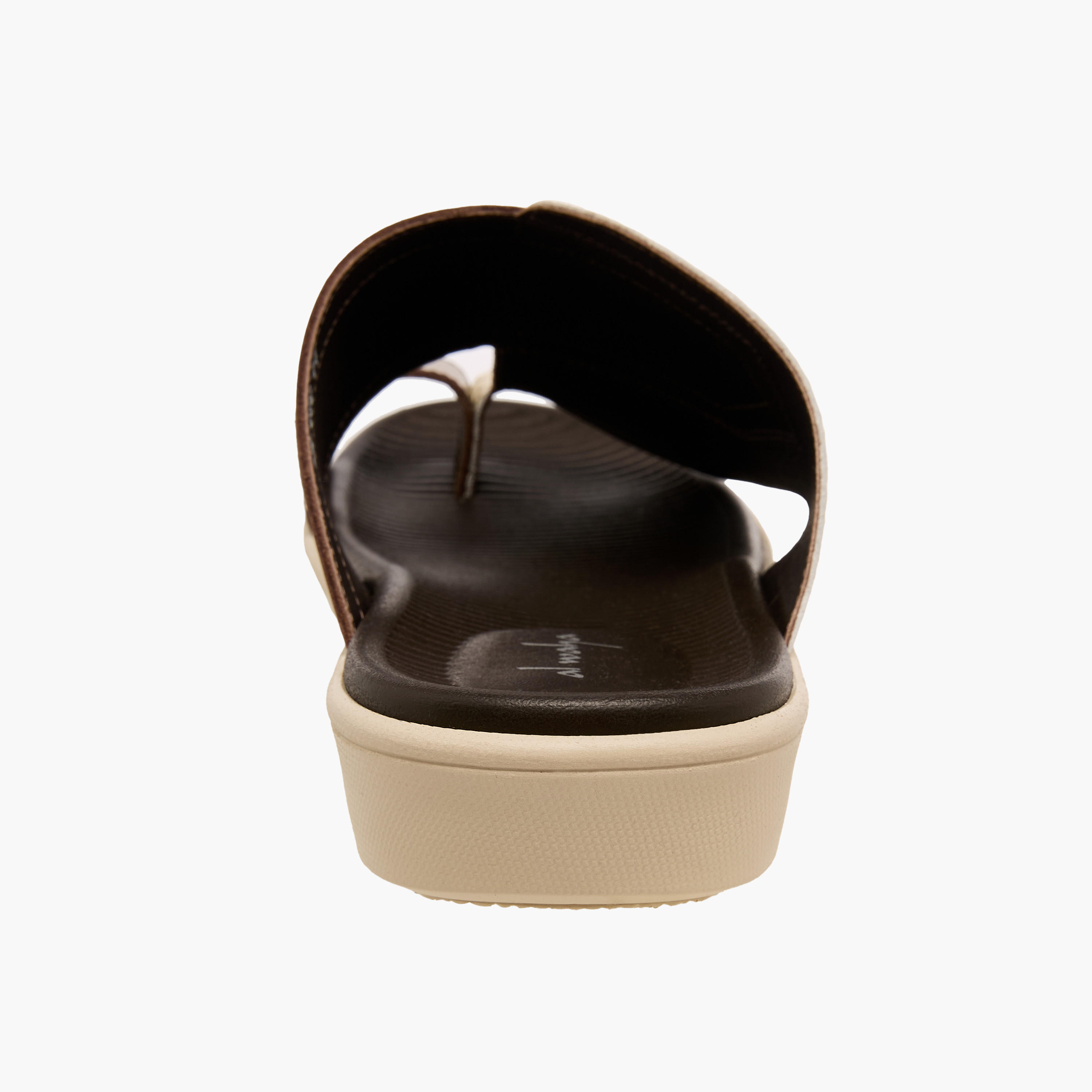 Al Waha Men Toe Loop Detail Leather Arabic Sandals-men-shoes-sandals-image-5