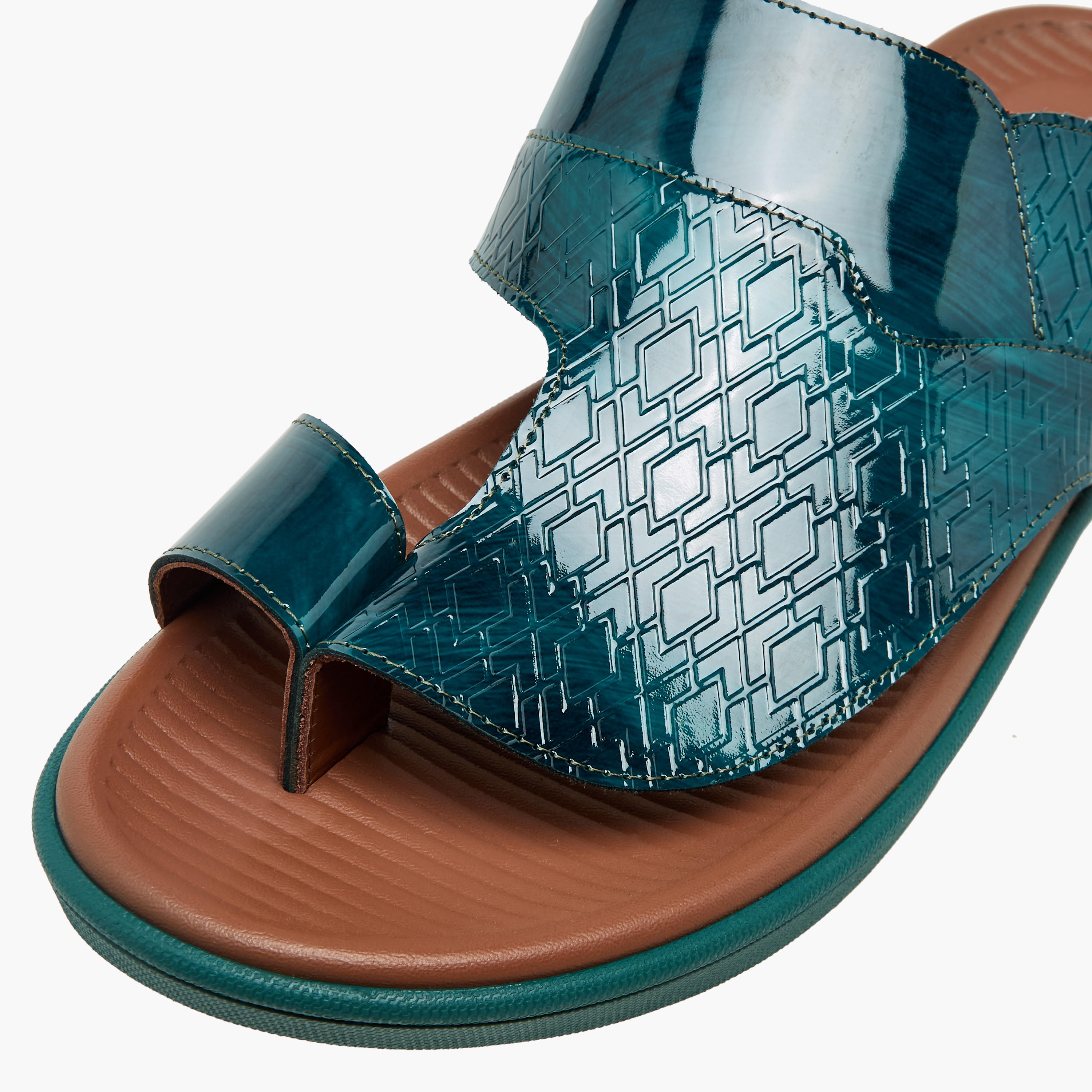 صندل عربي بحلقة إصبع للرجال من الواحة-men-shoes-sandals-image-4