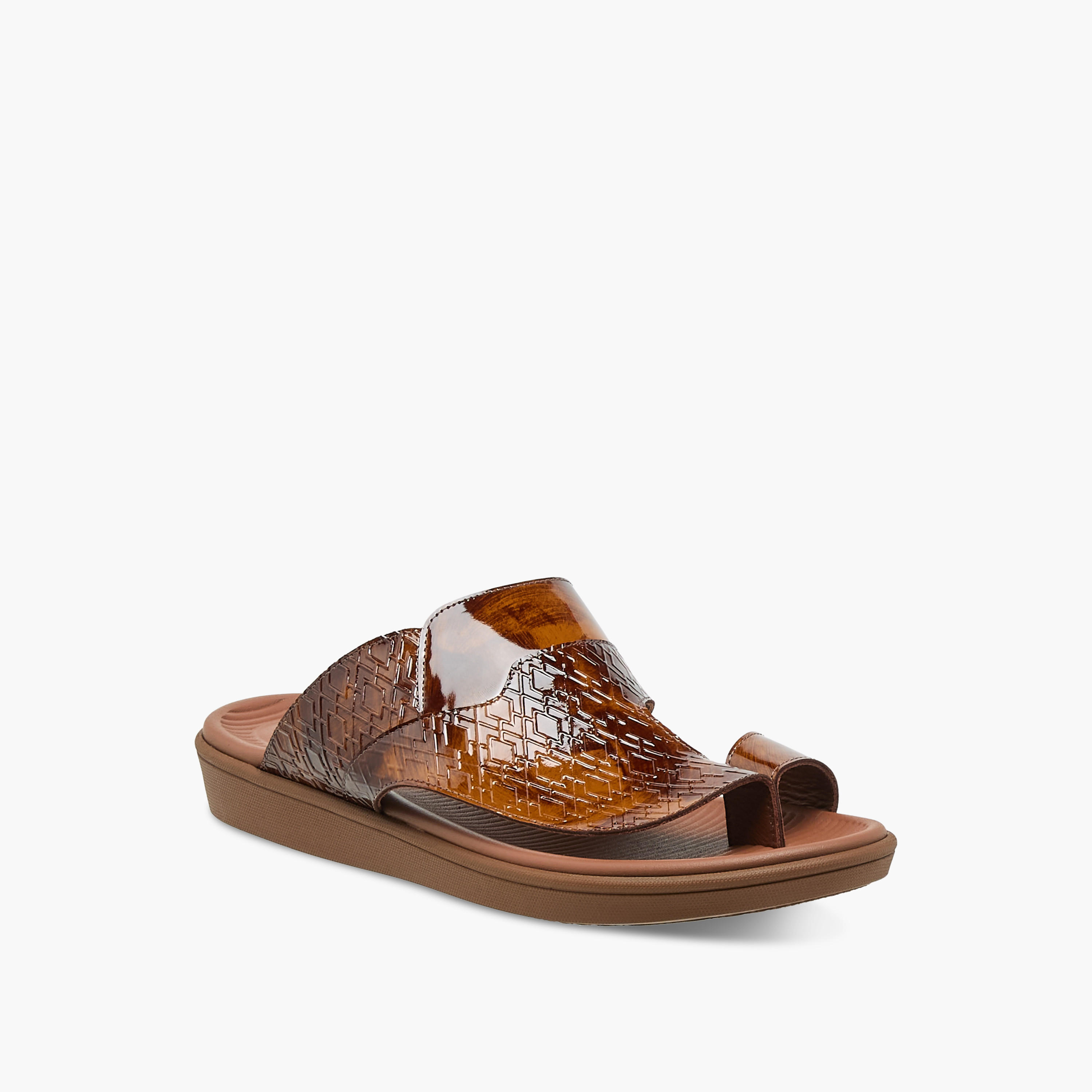 صندل عربي بحلقة إصبع للرجال من الواحة-men-shoes-sandals-image-2