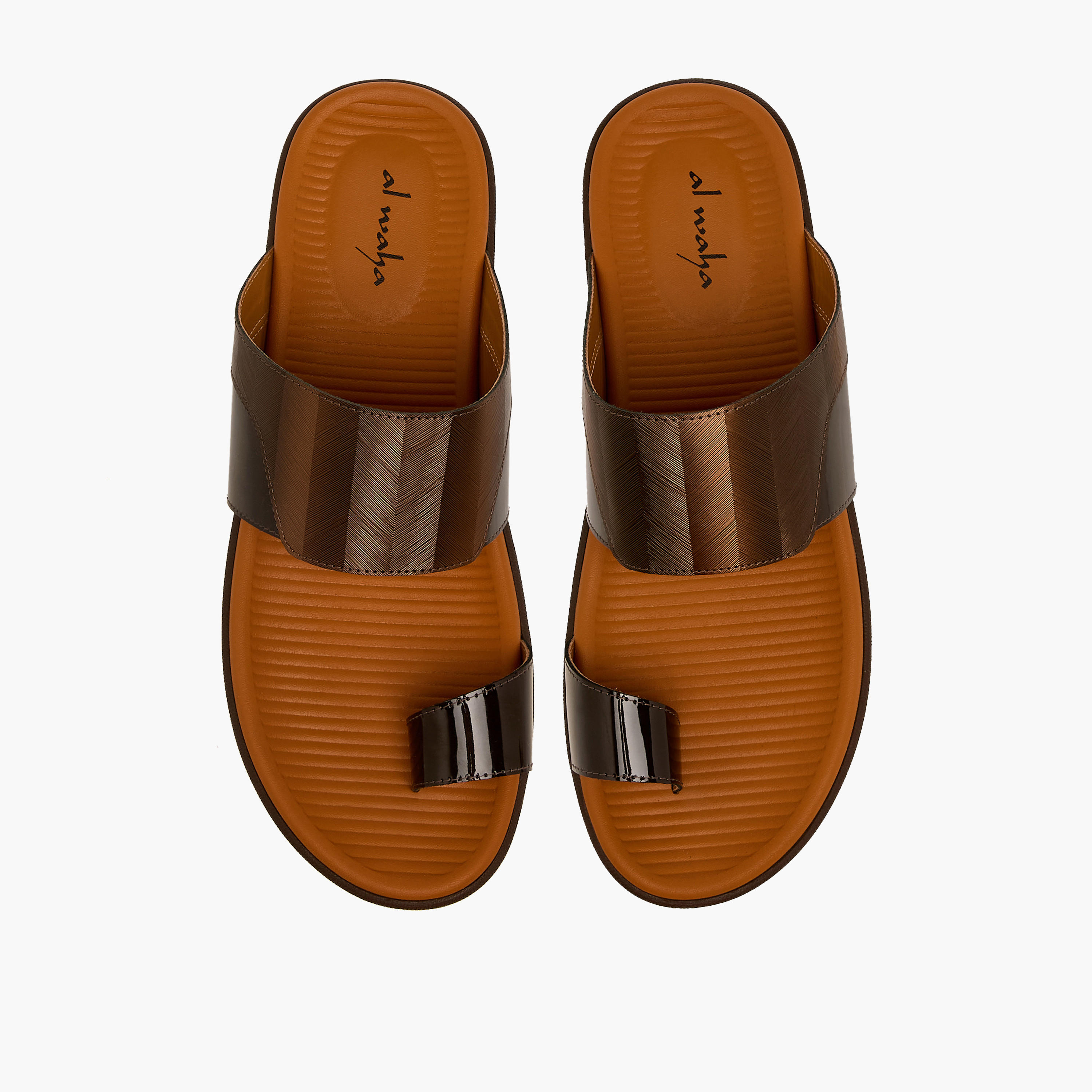 Al Waha Men Leather Arabic Sandals-men-shoes-sandals-image-1