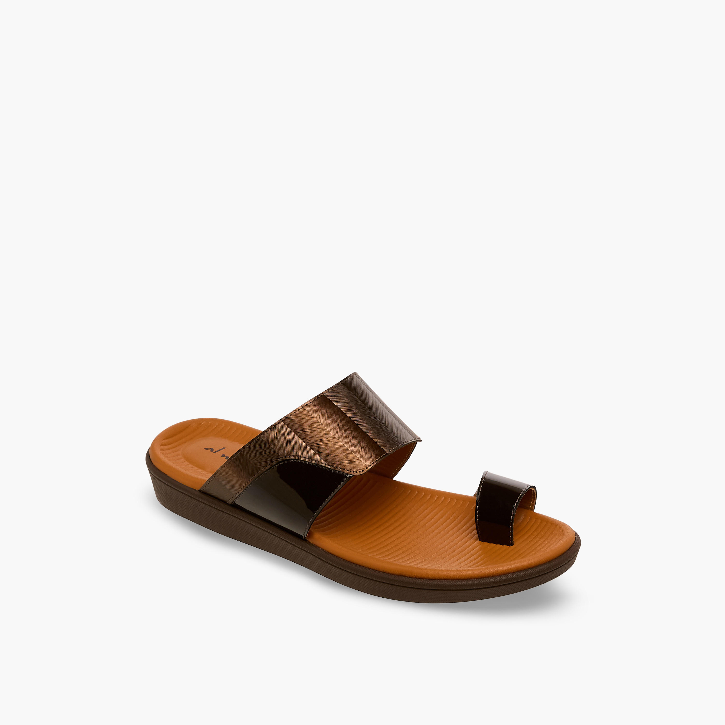 Al Waha Men Leather Arabic Sandals-men-shoes-sandals-image-2