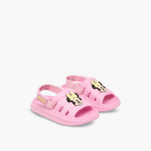 Disney Girls Minnie Mouse Applique Sandals-girls-shoes-image-1