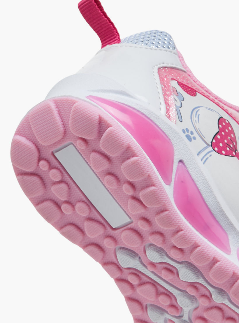 حذاء سنيكرز بشريط إغلاق لاصق وطبعات ميني ماوس من ديزني-girls-shoes-sneakers-image-6