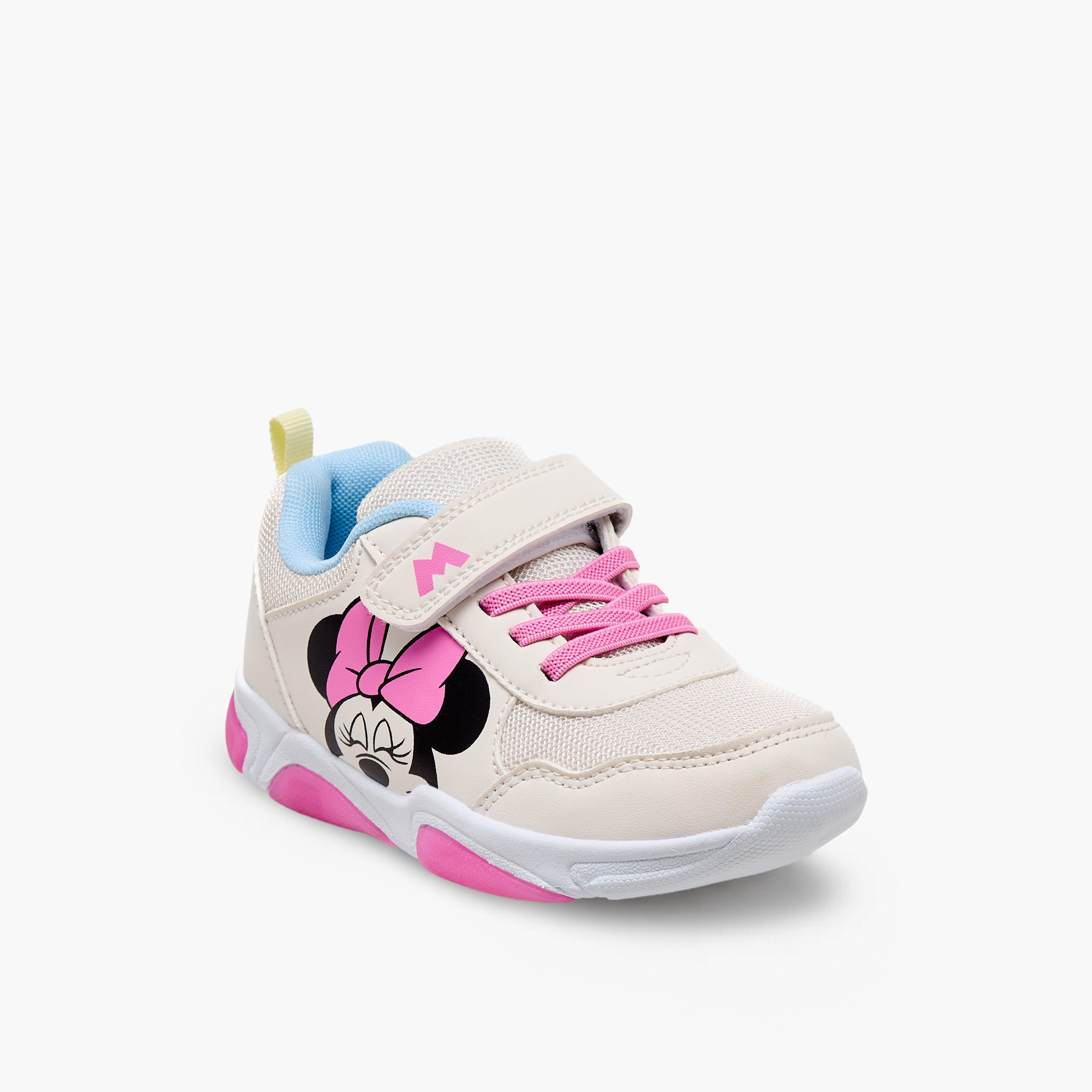 حذاء سنيكرز مضيء بطبعات ميني ماوس للبنات من ديزني-girls-shoes-sneakers-image-2