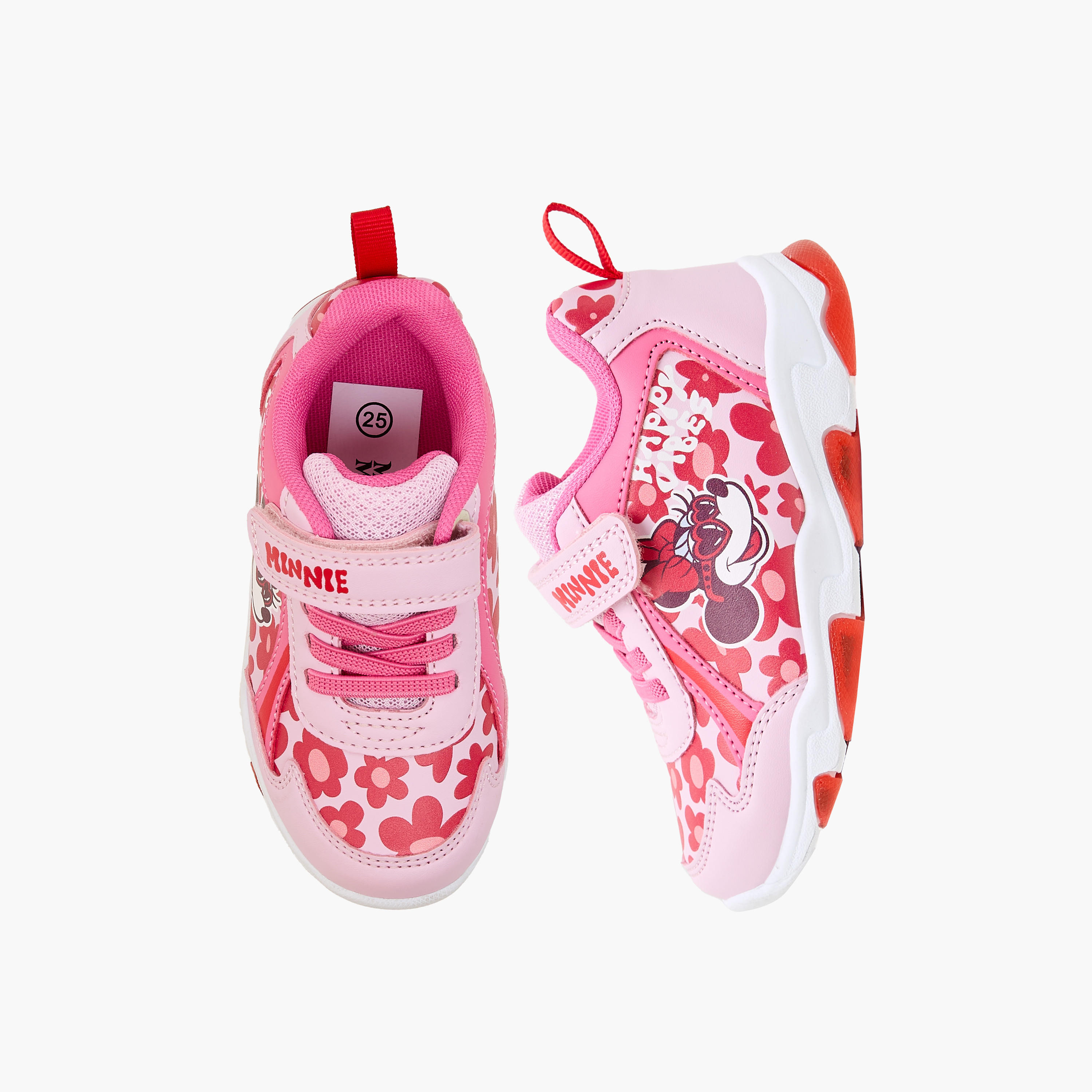 Disney Girls Minnie Mouse Print Sneakers-girls-shoes-sneakers-image-1