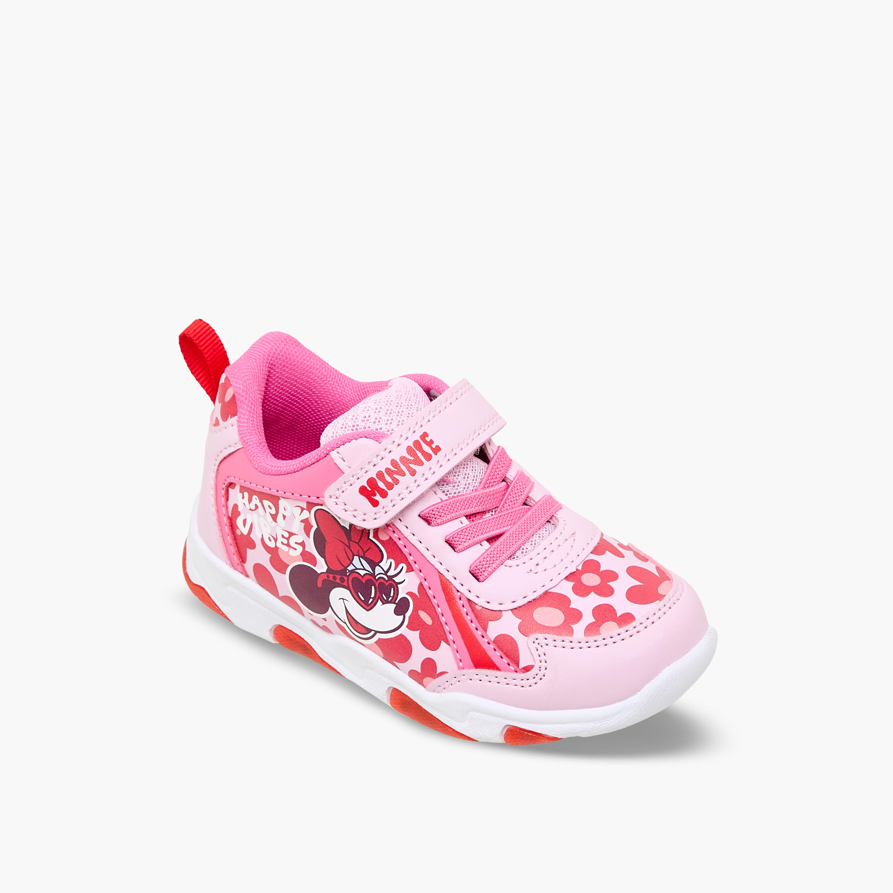 Disney Girls Minnie Mouse Print Sneakers-girls-shoes-sneakers-image-2