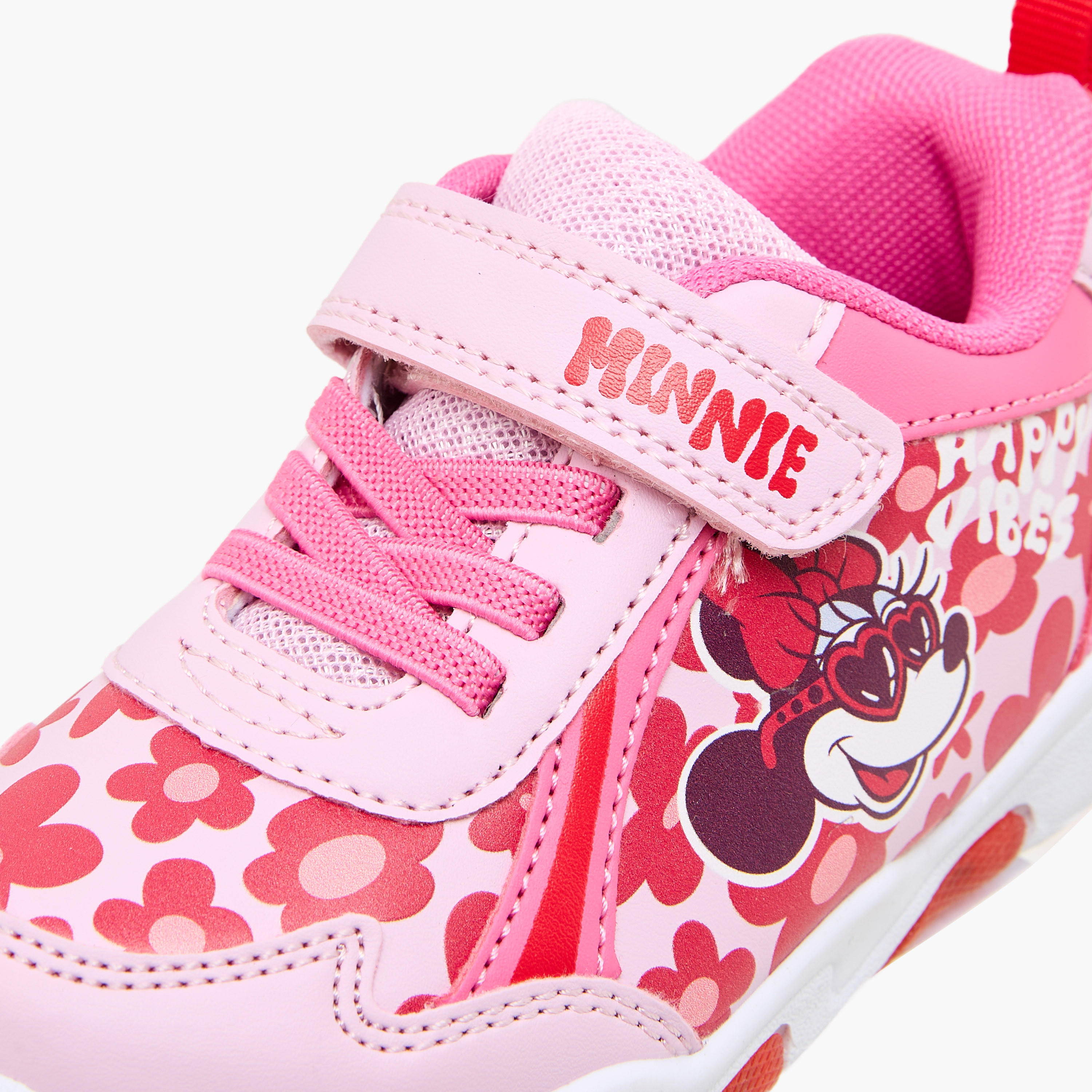 Disney Girls Minnie Mouse Print Sneakers-girls-shoes-sneakers-image-4