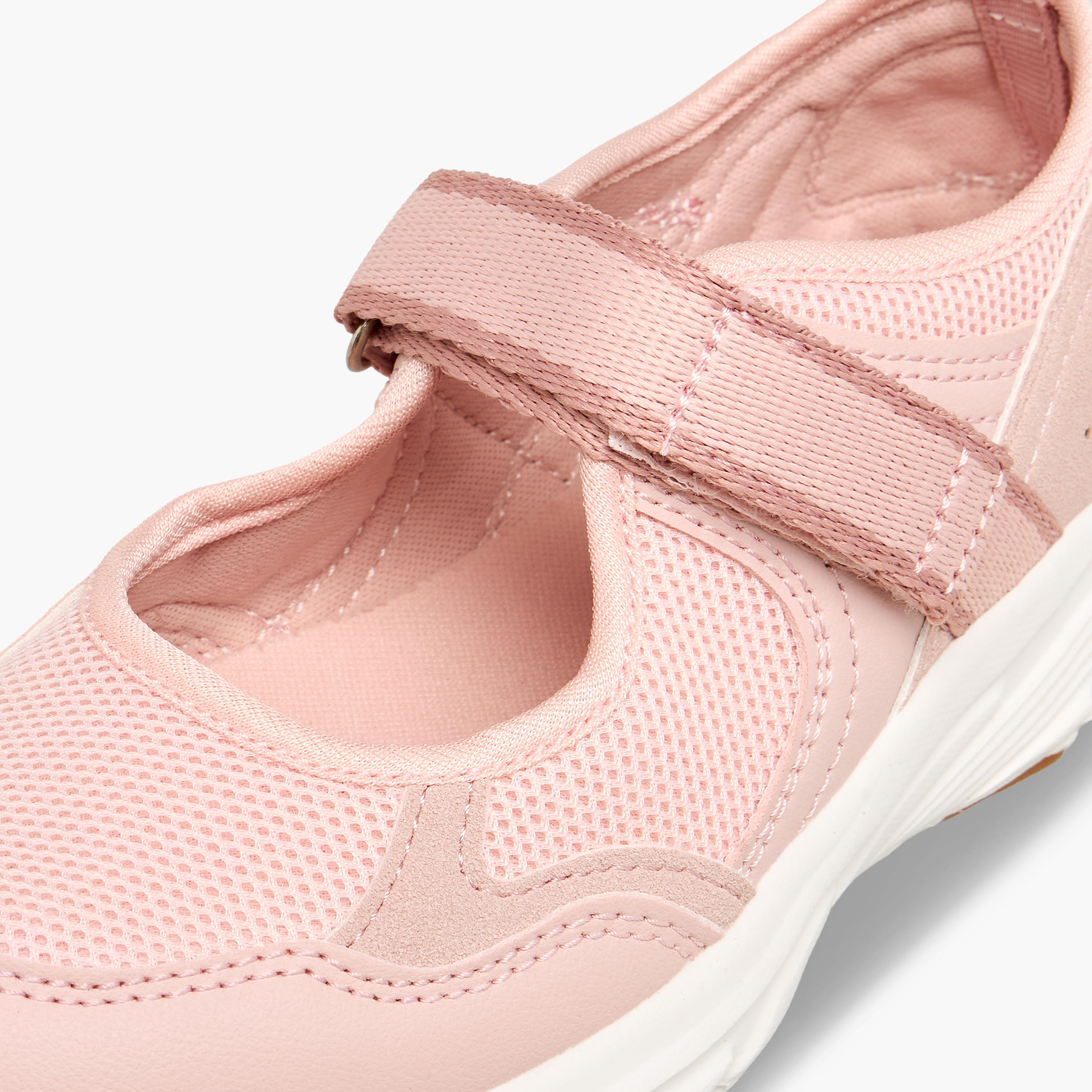 Little Missy Girls Hook and Loop Sports Shoes-girls-shoes-maryjanes-image-4