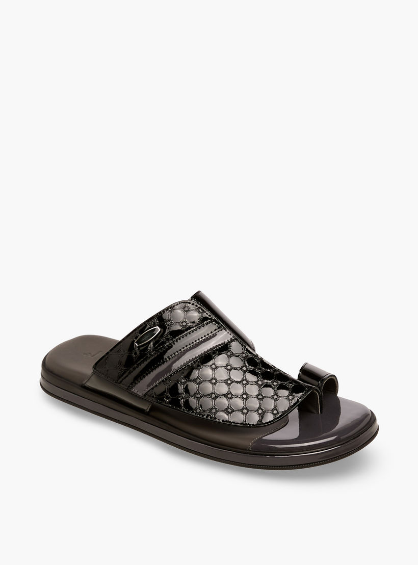 Al Waha Men Leather Arabic Sandals-men-shoes-sandals-image-2