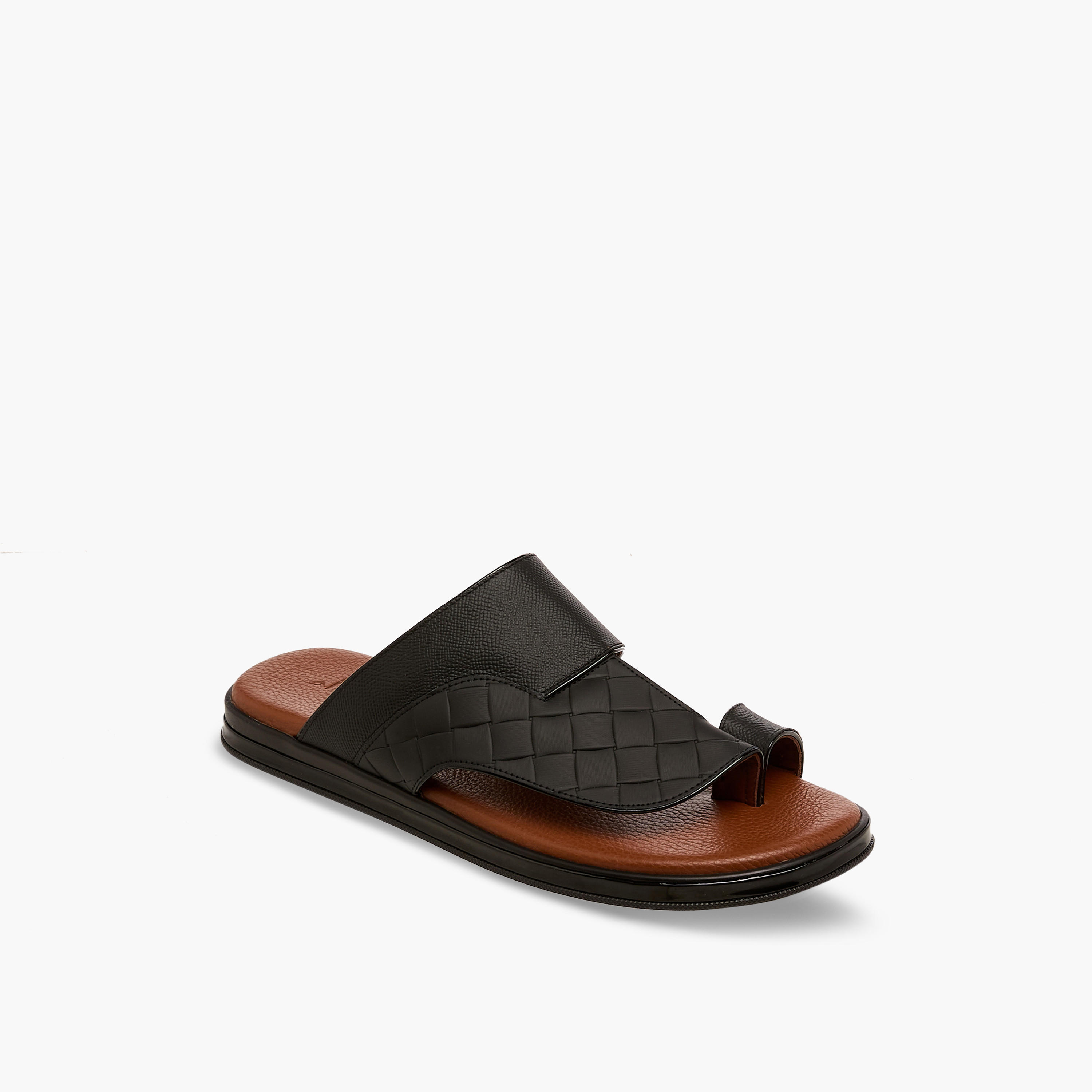 Al Waha Men Leather Arabic Sandals-men-shoes-sandals-image-2