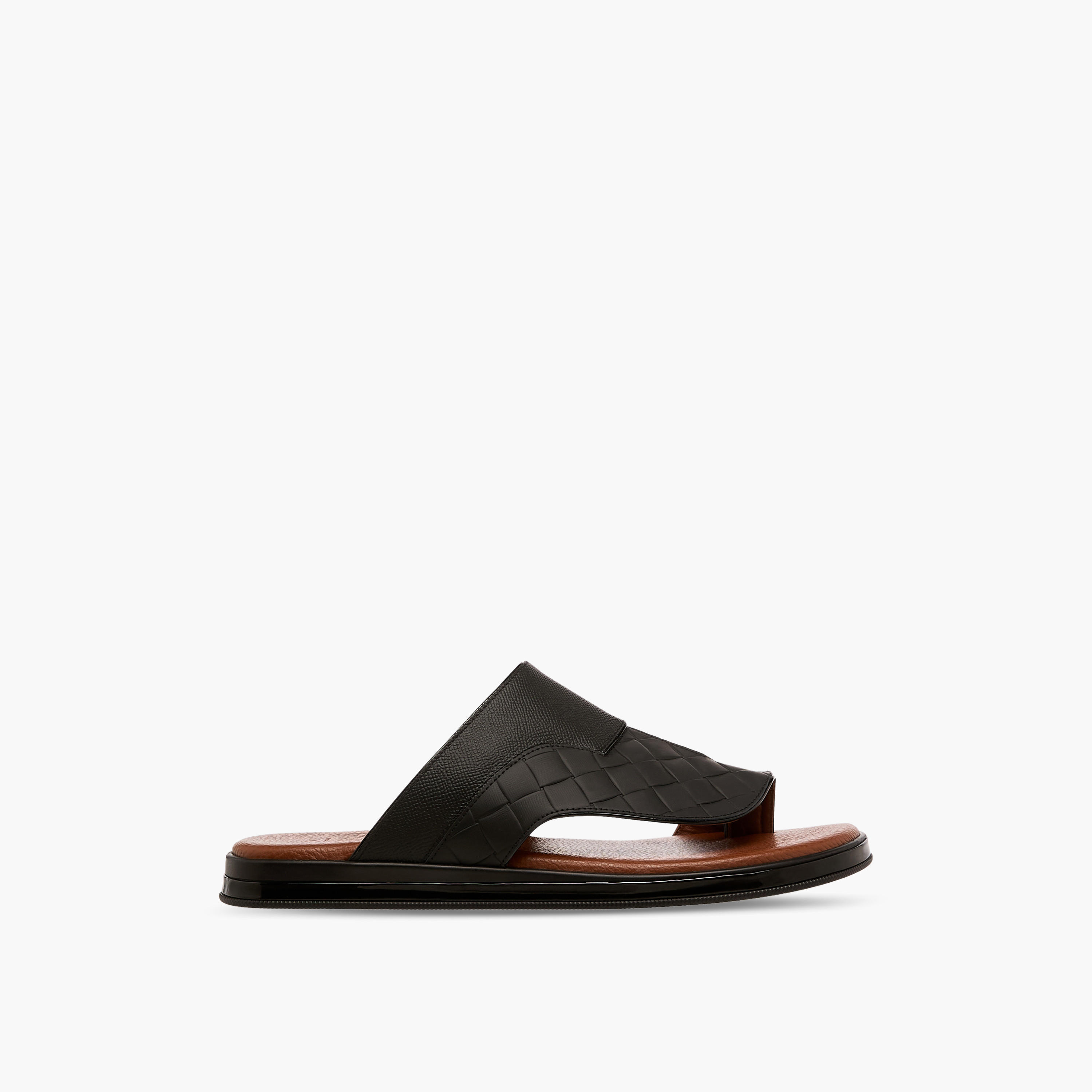 Al Waha Men Leather Arabic Sandals-men-shoes-sandals-image-3