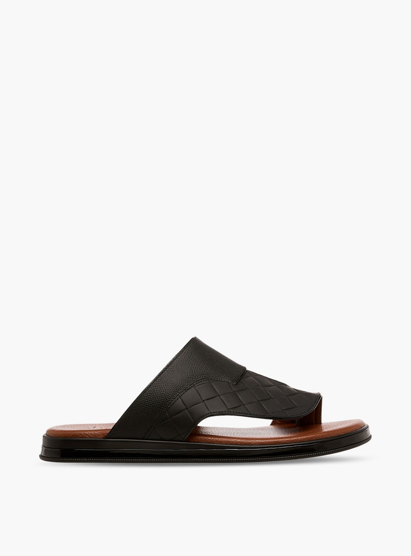 Al Waha Men Leather Arabic Sandals-men-shoes-sandals-image-3