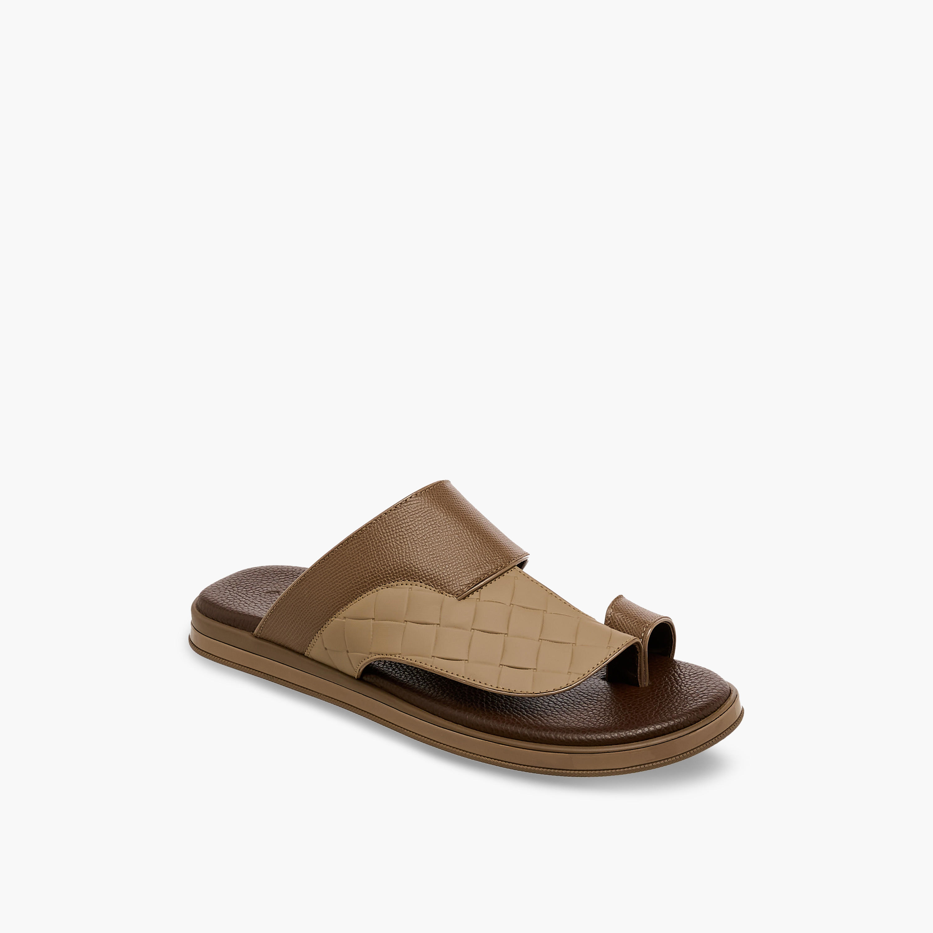 صندل عربي جلد للرجال من الواحة-men-shoes-sandals-image-2