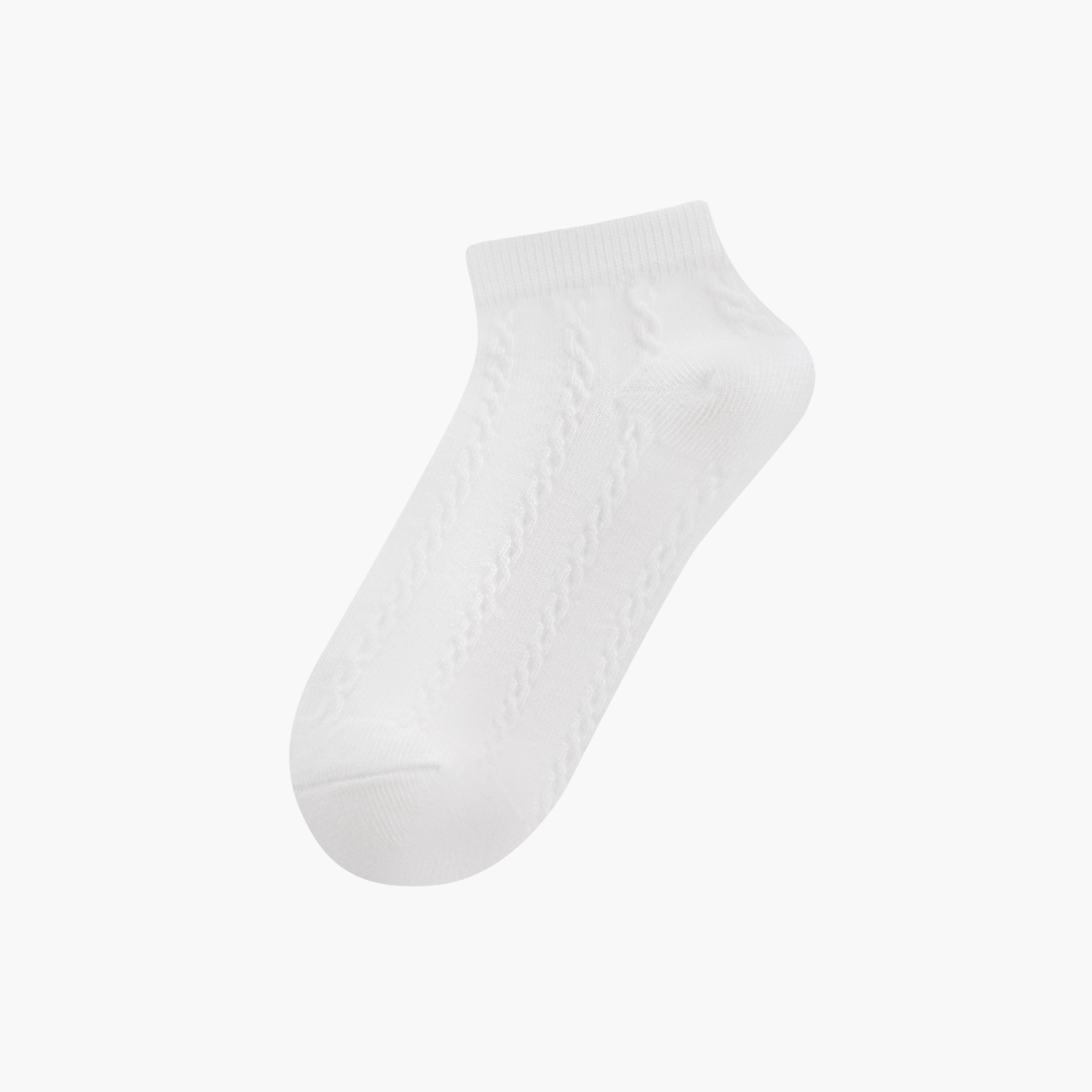 Little Missy Girls Ankle Length Socks - Set of 5-girls-accessories-socks-image-2