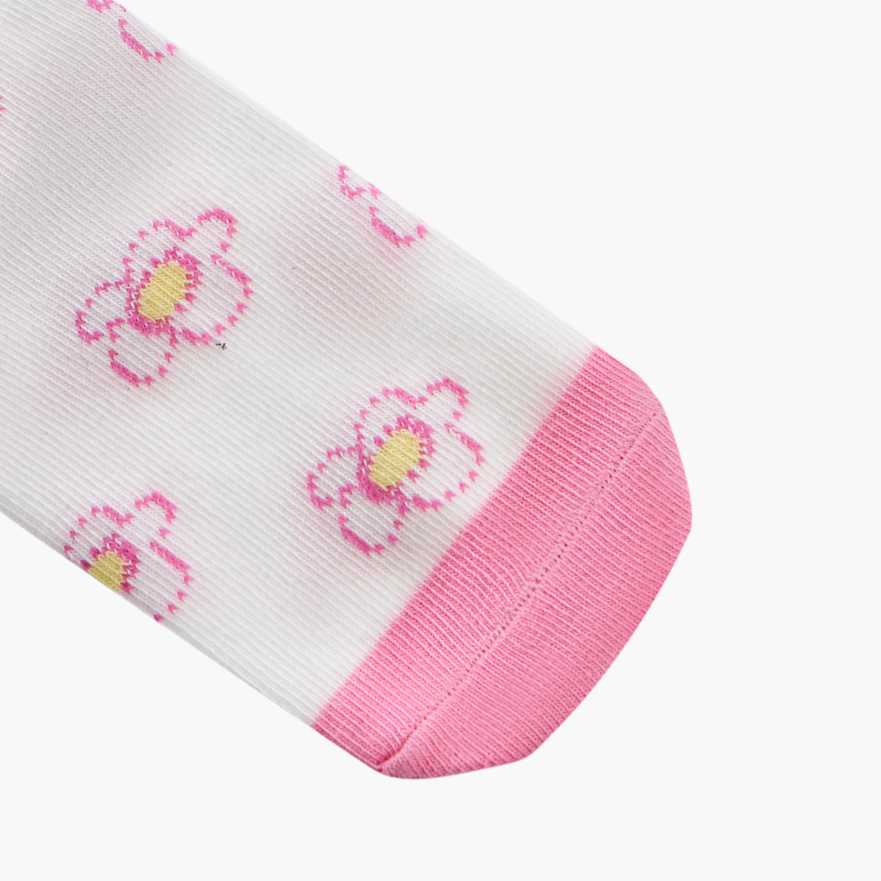 Little Missy Girls Ankle Length Socks - Set of 5-girls-accessories-socks-image-3