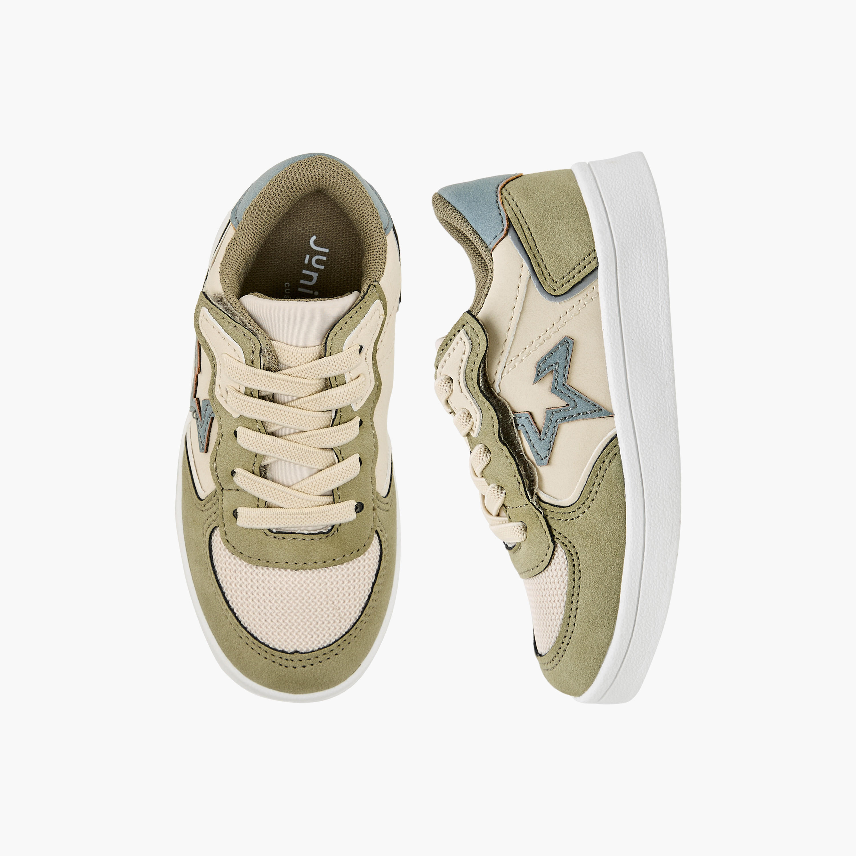Juniors Boys Lace-Up Sneakers-boys-shoes-sneakers-image-1
